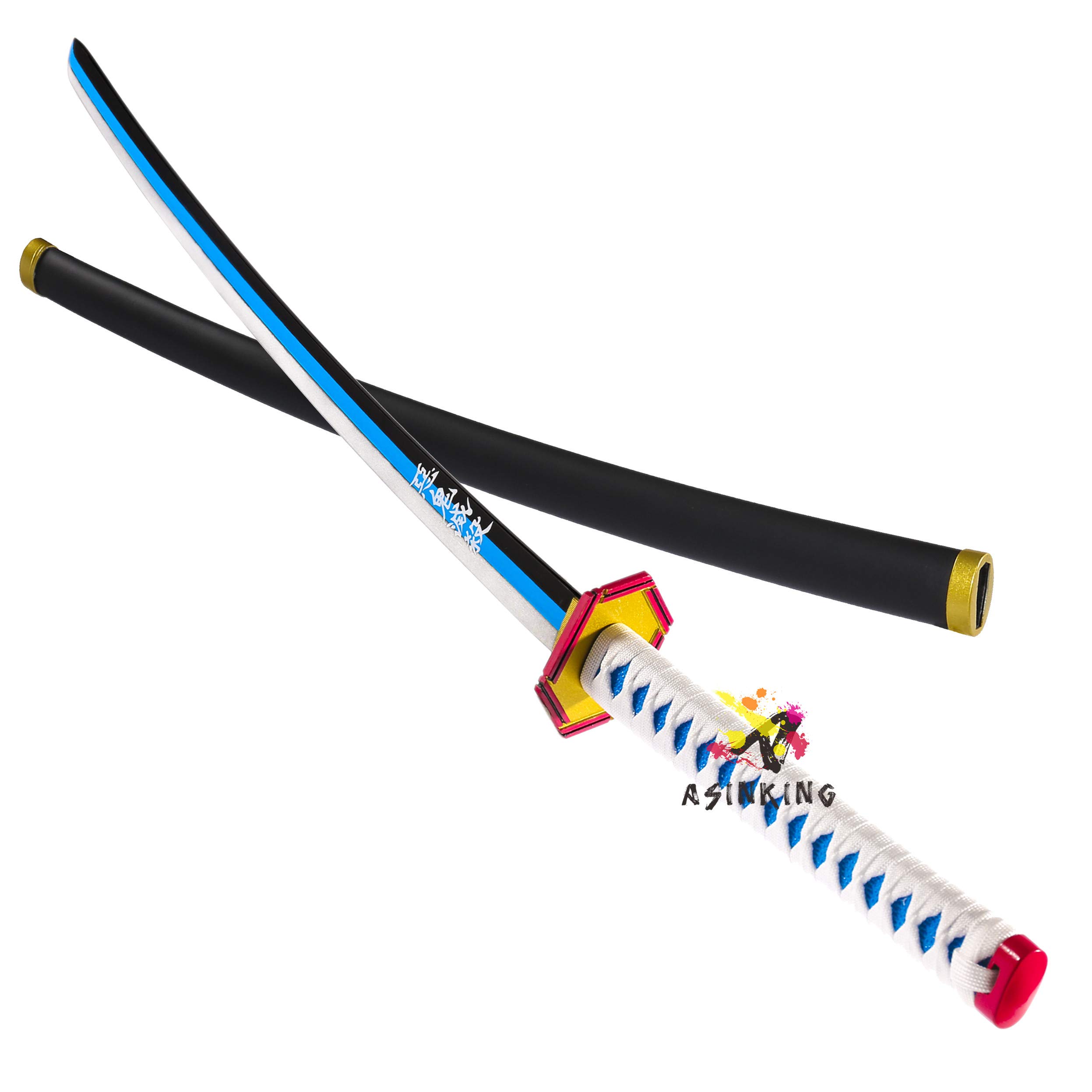 Amazon.co.jp: ASINKING 鬼滅の刃 冨岡義勇 刀 金属製 合金 付属品