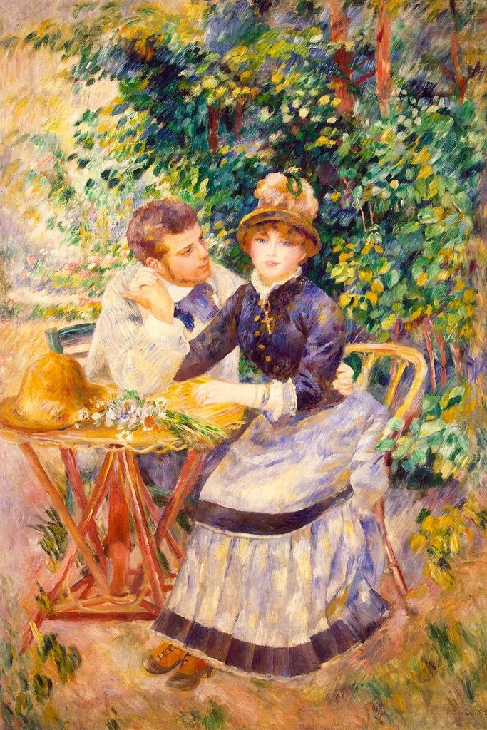 Amazon.com: Laminated Pierre Auguste Renoir In the Garden Realism