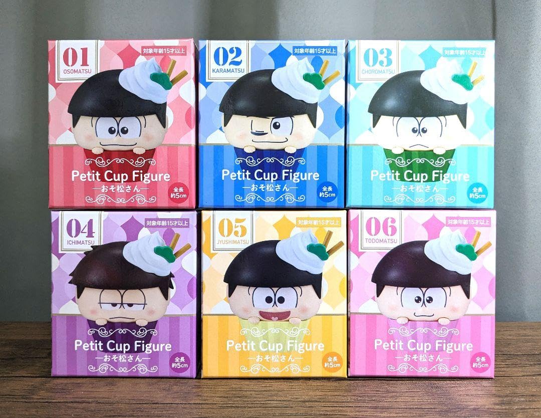 Amazon.co.jp: おそ松さん Petit Cup Figure 〈全6種セット〉 : おもちゃ