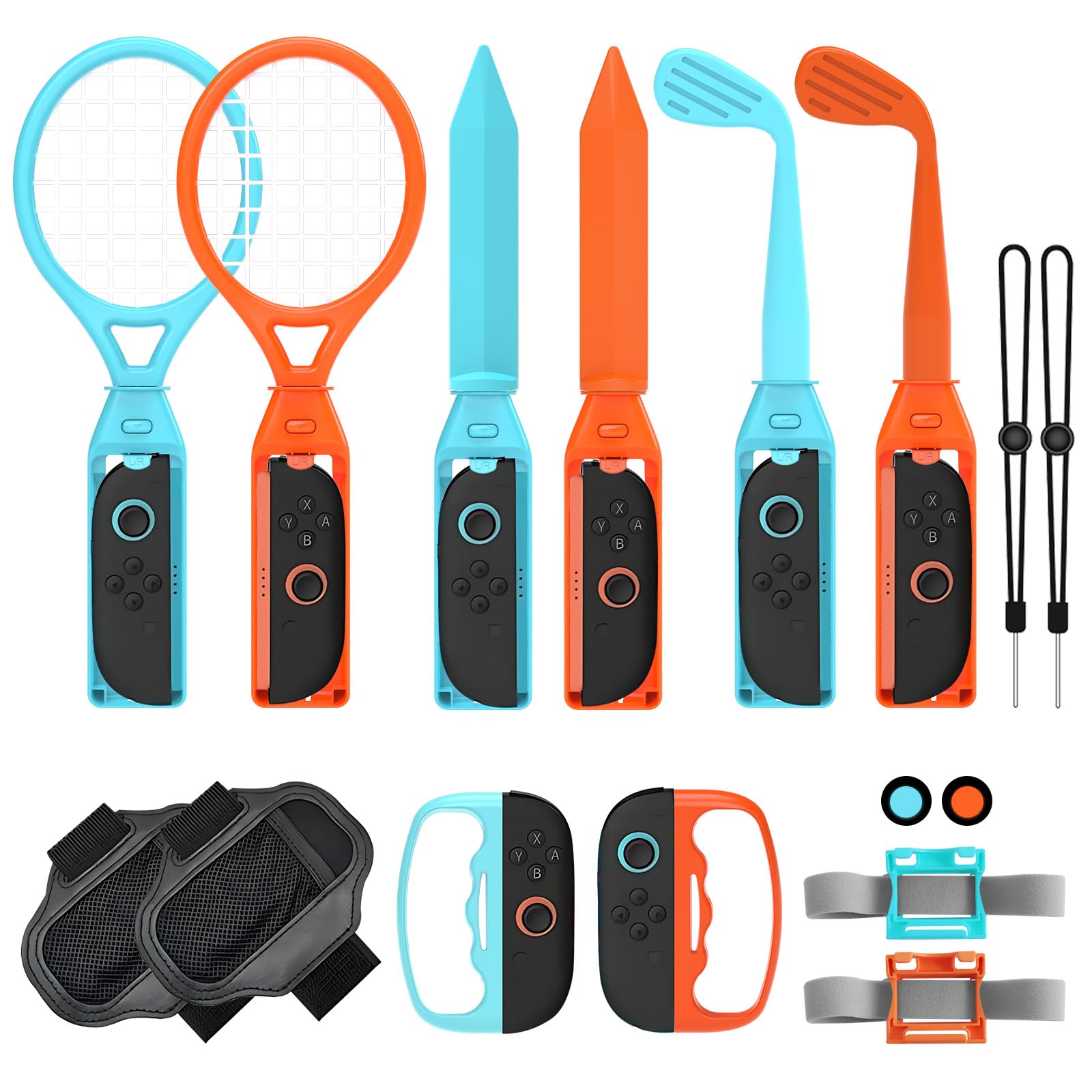 18 in 1 Switch Sports Accessories Bundle Kit for Nintendo Switch 2