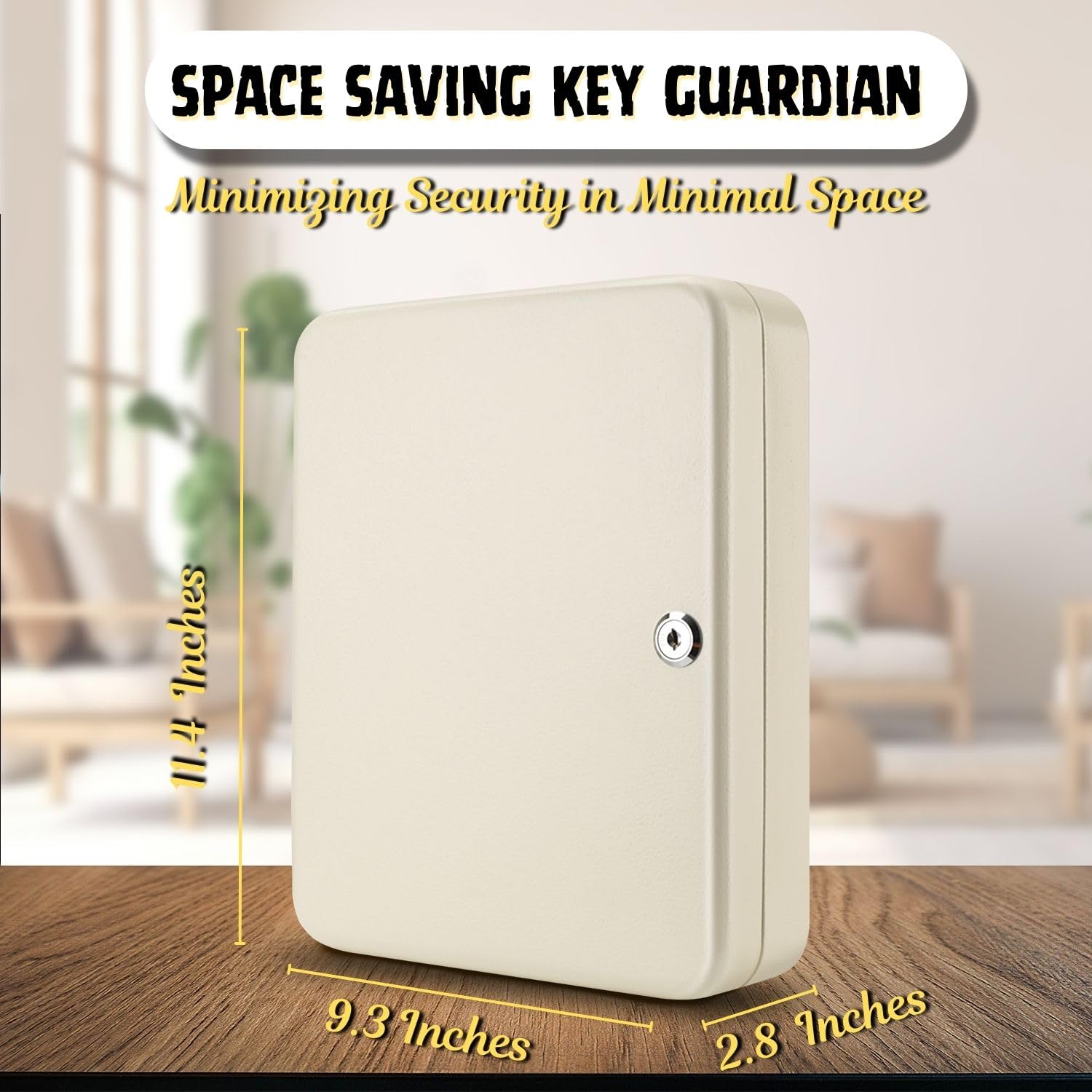 Amazon.com: Flexzion Key Box Wall Mount with Code, Key Cabinet