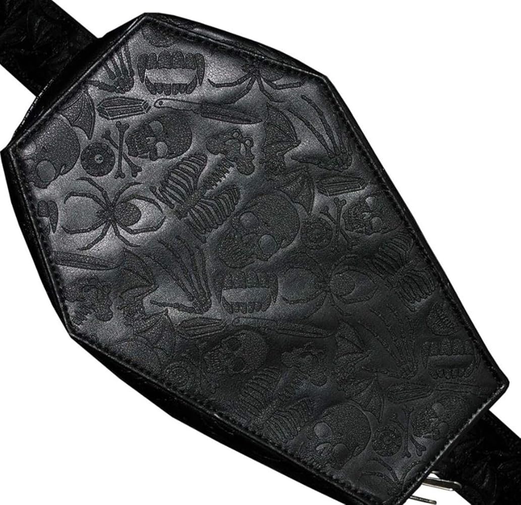 Amazon.com | Kreepsville 666 Coffin Hip Pouch! Vegan Leather Fanny