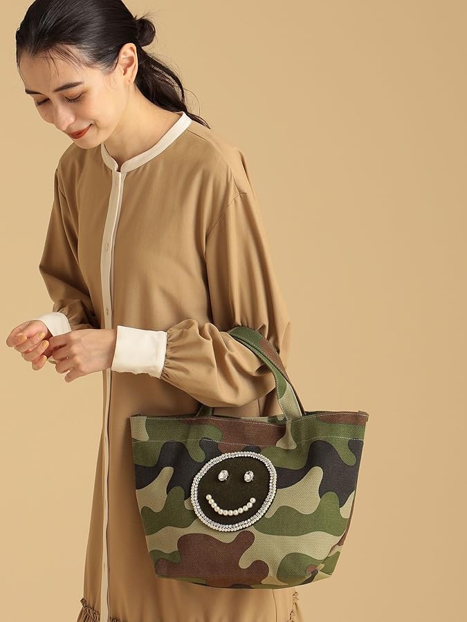 Amazon | [レイビームス] バッグ ECODECO カモフラ スマイル トート