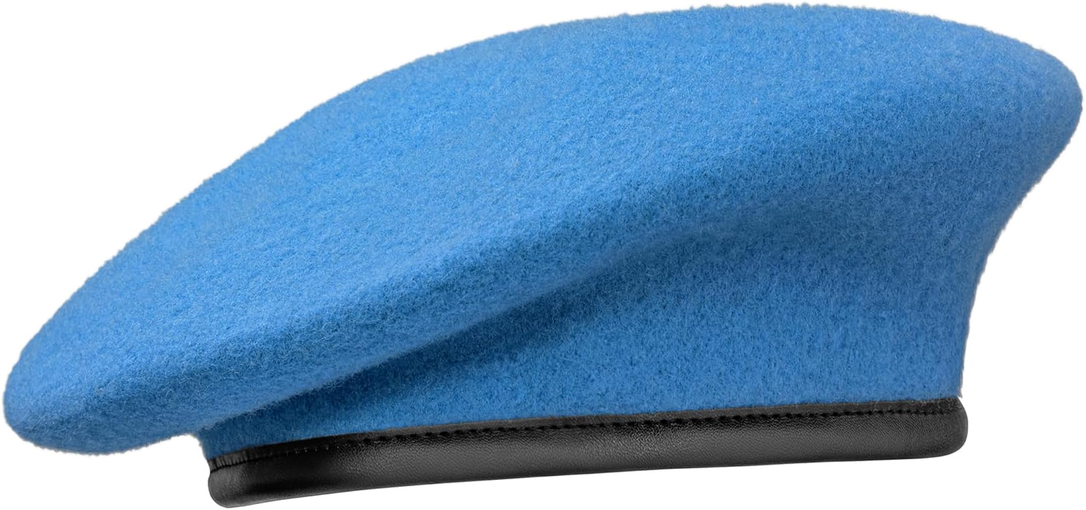 Amazon | Gajaous イギリス軍ベレー帽 レザースウェットバンド付き