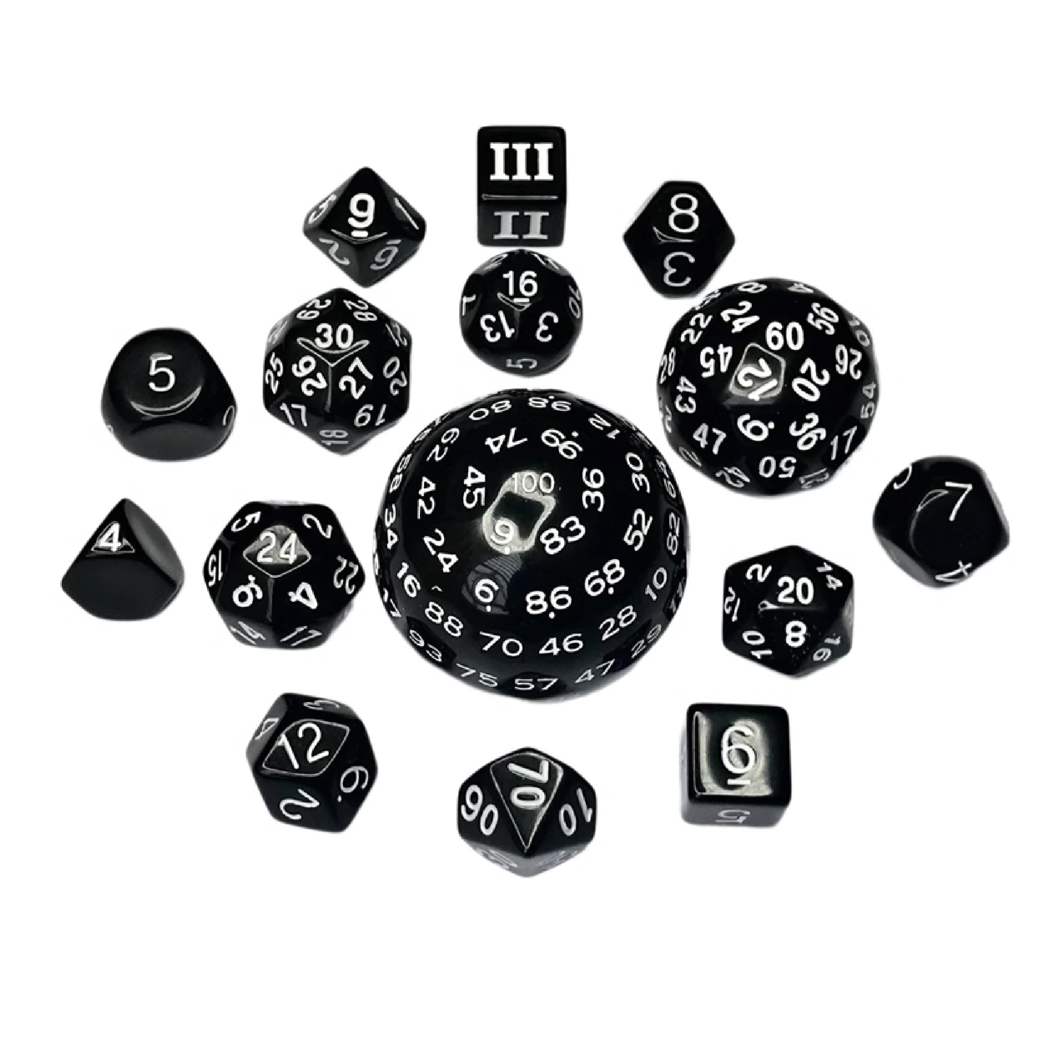 Amazon | Felimoa 多面体ダイス 3面から100面まで テーブルゲーム