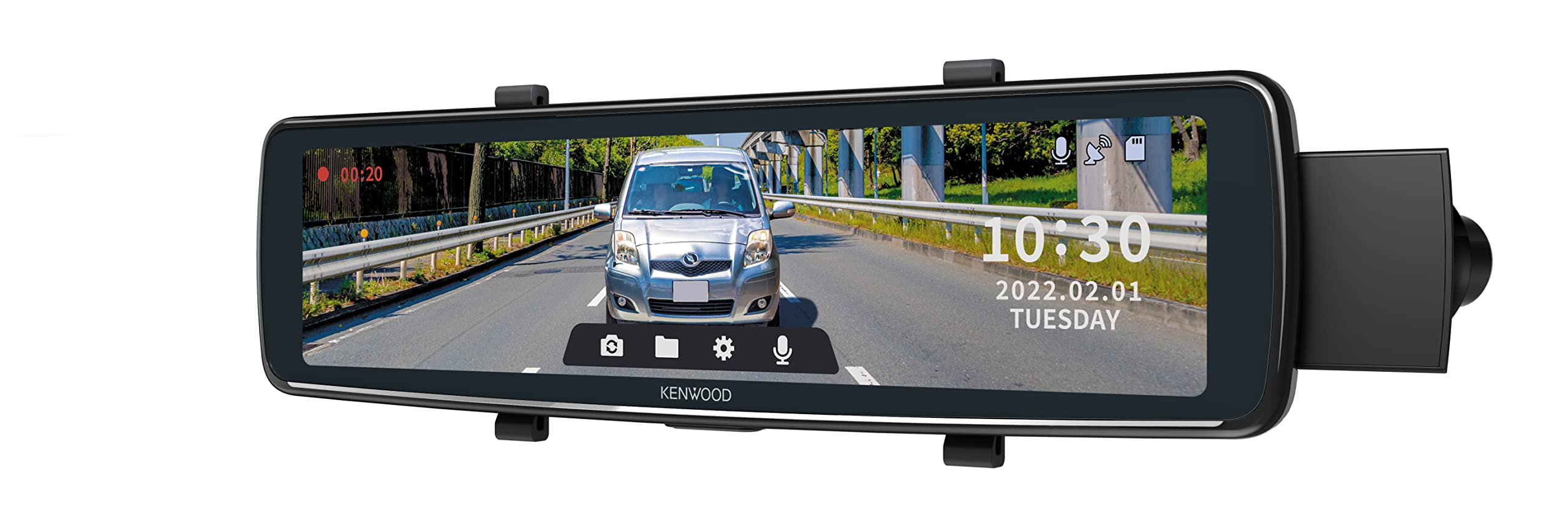 Amazon | ケンウッド ドライブレコーダー DRV-EMN5700 ミラー型