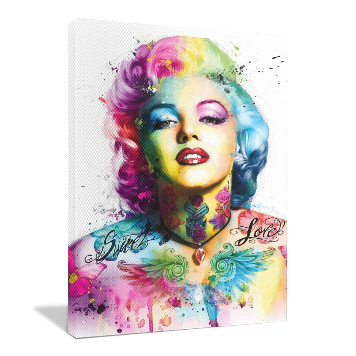 Amazon.co.jp: アートパネル マリリン モンロー キャンバス 絵画 30cm