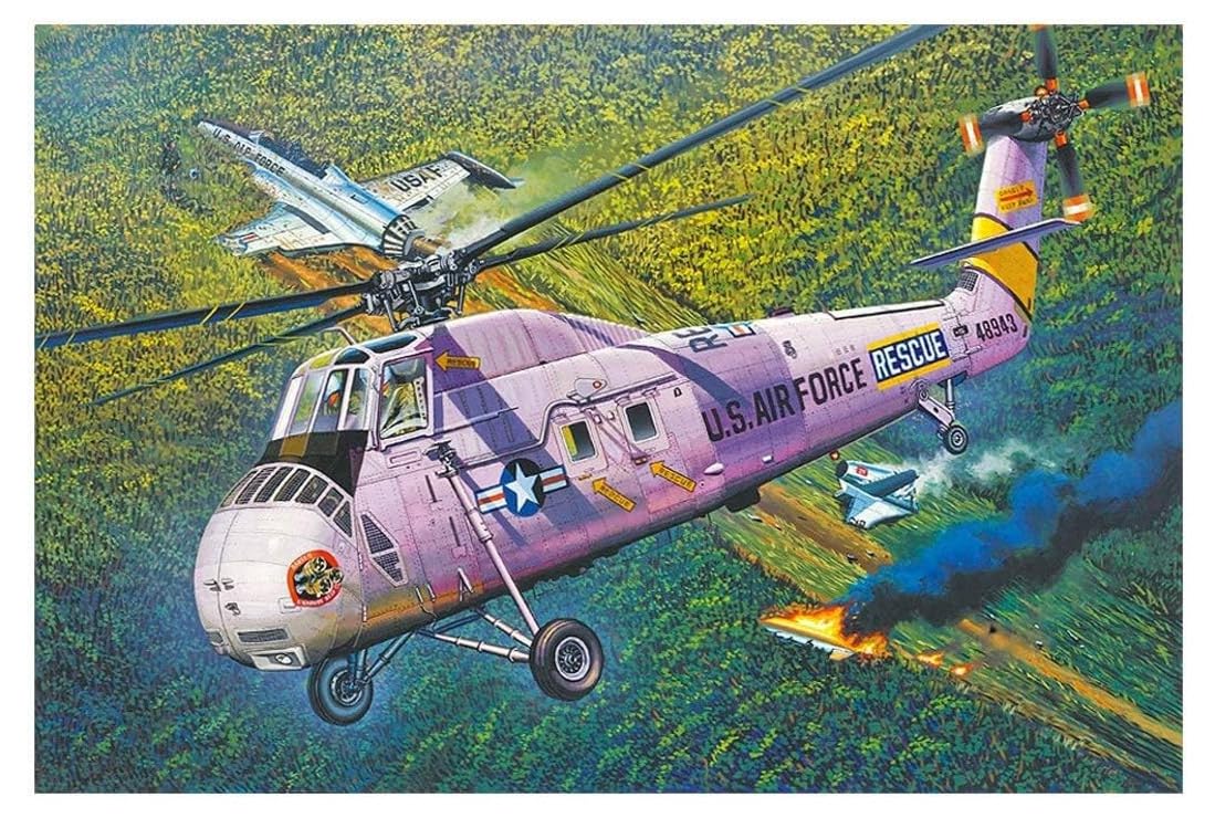 Amazon | トランペッター(TRUMPETER) 1/48 アメリカ空軍 HH-34J 戦闘