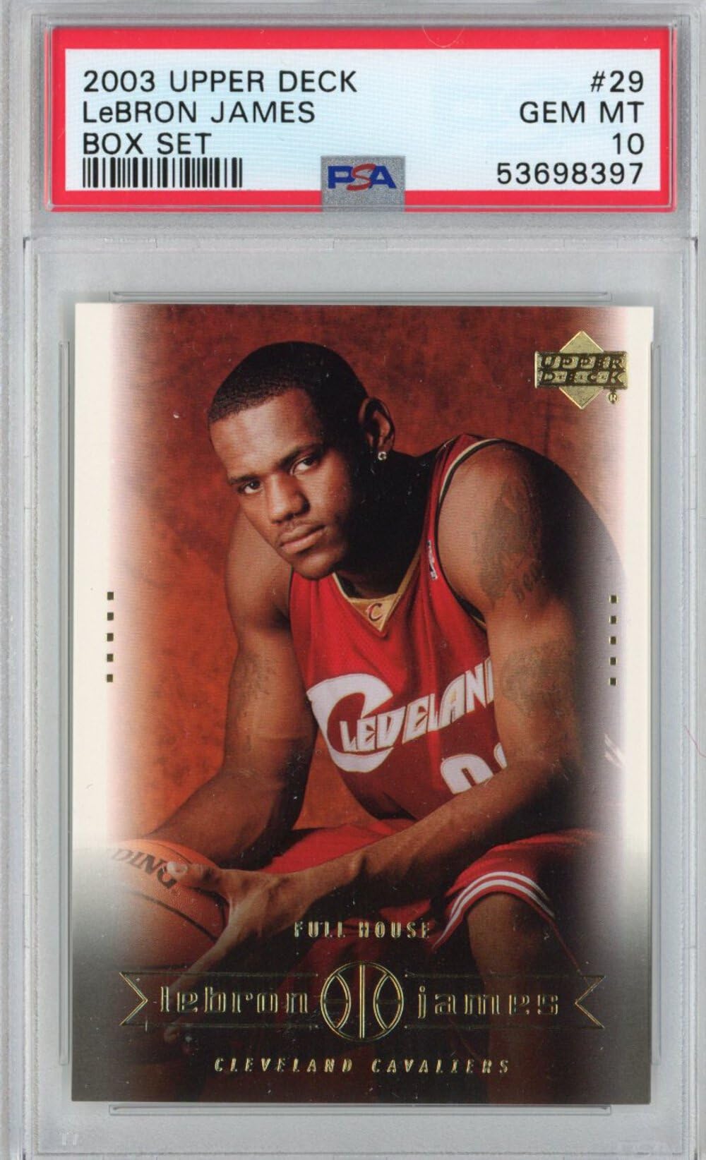Amazon.com: Graded 2003-04 Upper Deck LeBron James #29 Box Set