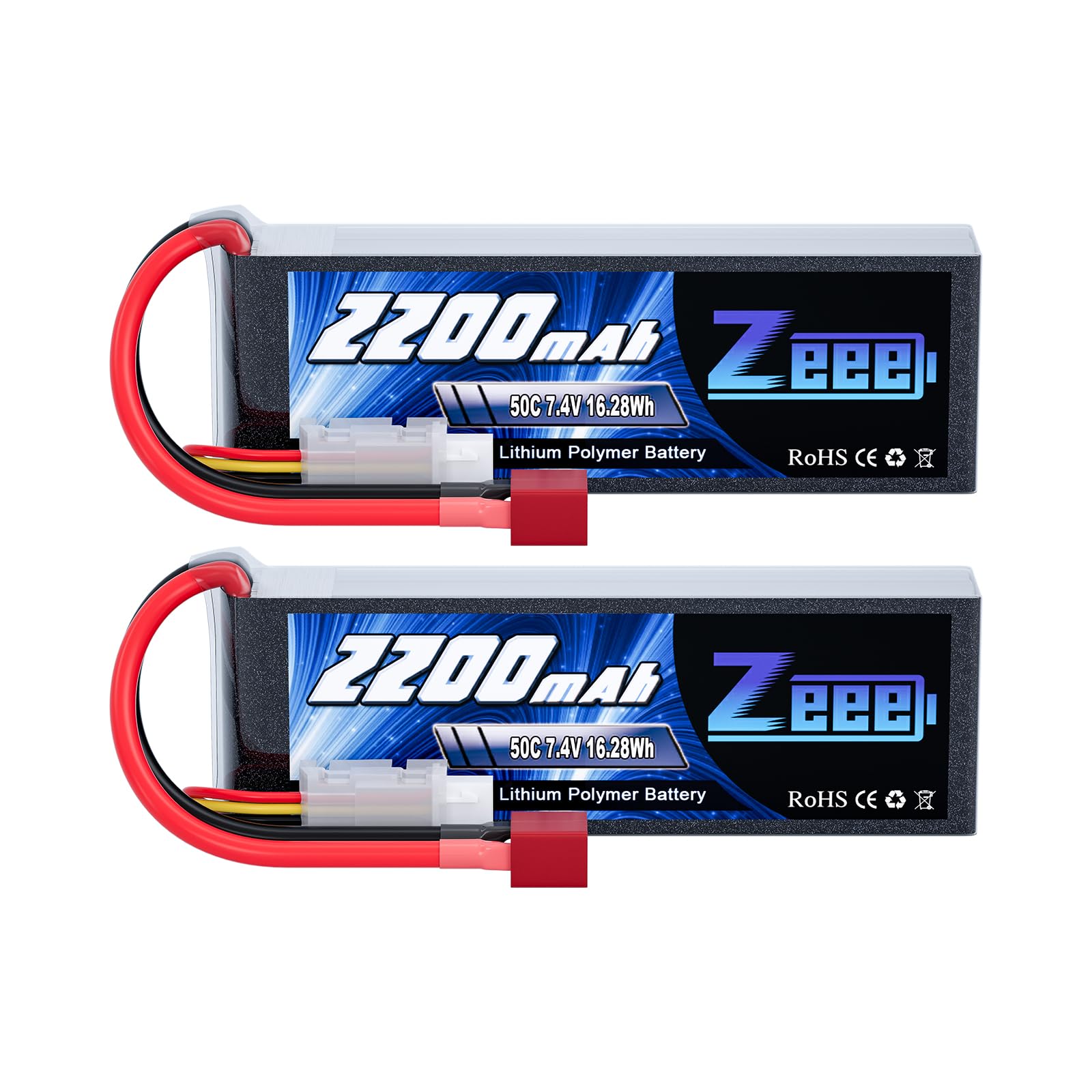 Amazon.co.jp: ゼエエ Zeee 7.4V 50C 2200mAh 2S リポバッテリー T