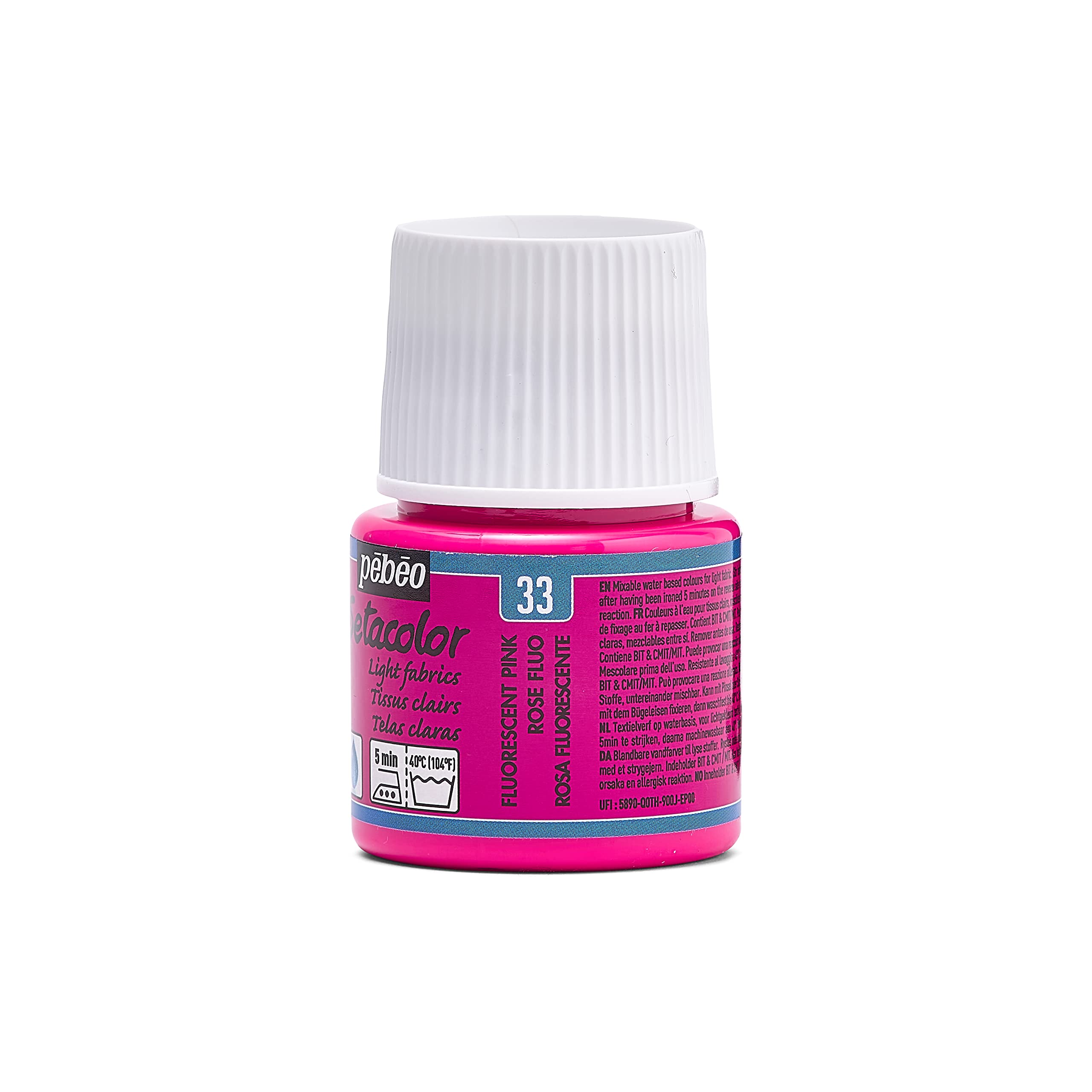 Amazon | ぺべオ(Pebeo)布に描ける絵具 セタカラー透明蛍光色45ml フル