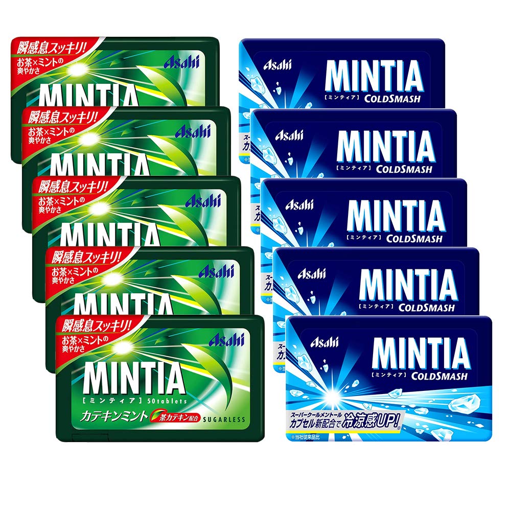 Amazon.com : Mintia Assortment 0.2oz 2Types × 5pcs Japanese Tablet
