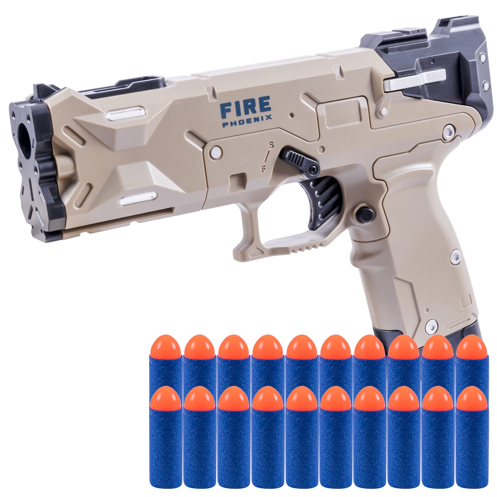 Amazon.com: FESVASDEE Fire Phenix Toy Soft Foam Dart Blaster