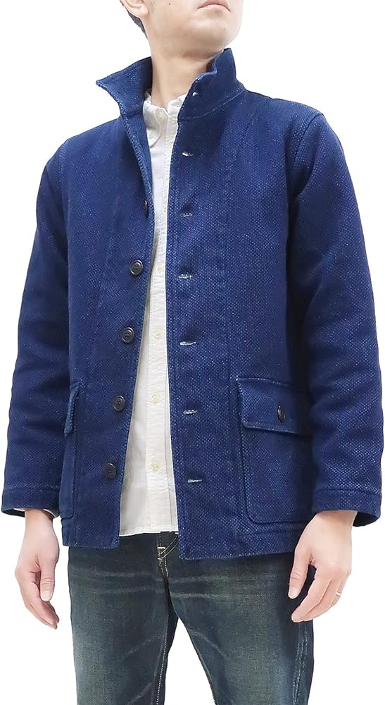 Amazon | [桃太郎ジーンズ] ジャケット MJK1020M23 刺し子ジャケット