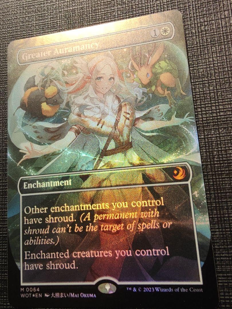 Amazon.co.jp: MTG 偉大なるオーラ術 アニメ絵 Foil 英語 : おもちゃ