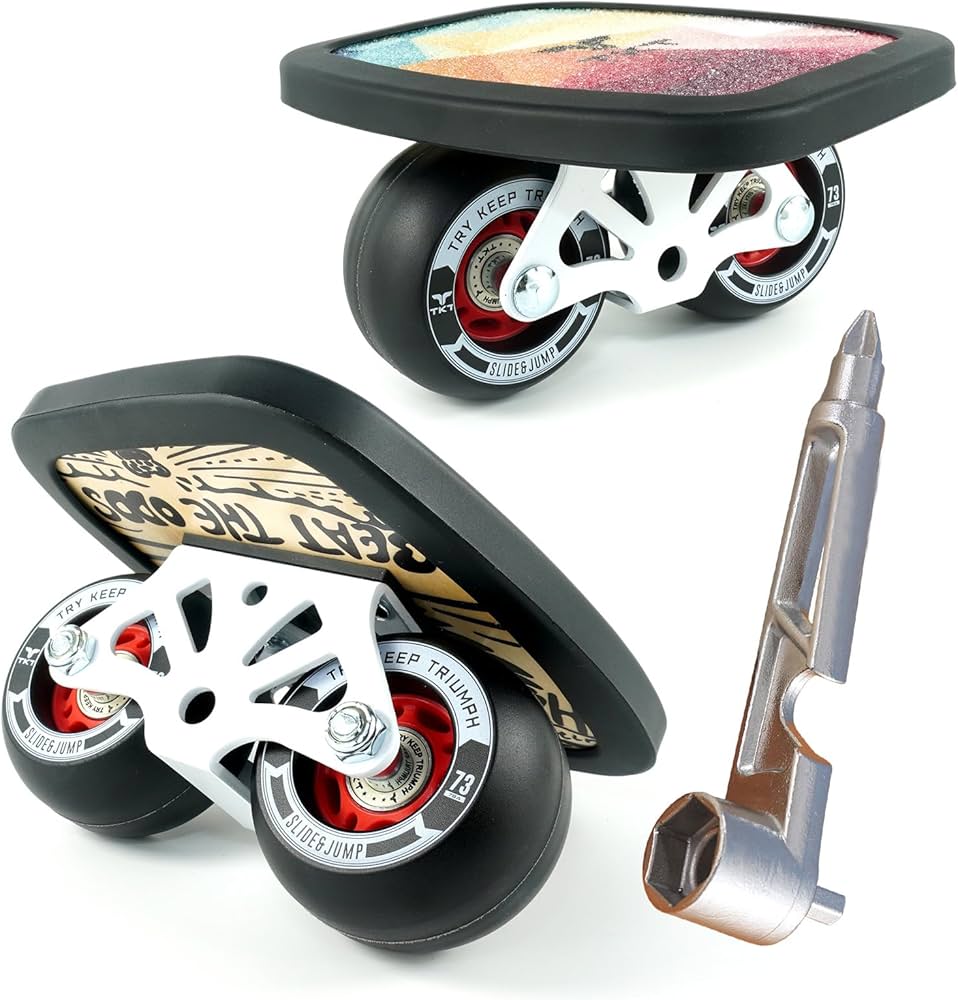 Amazon.com : TKT FreeSkates - Metal Split Wheel Skateboard - High
