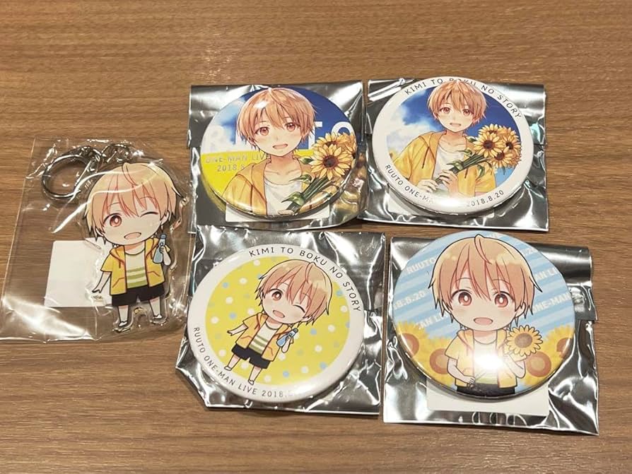 Amazon.co.jp: るぅと 君と僕のストーリー 缶バッジ アクリル