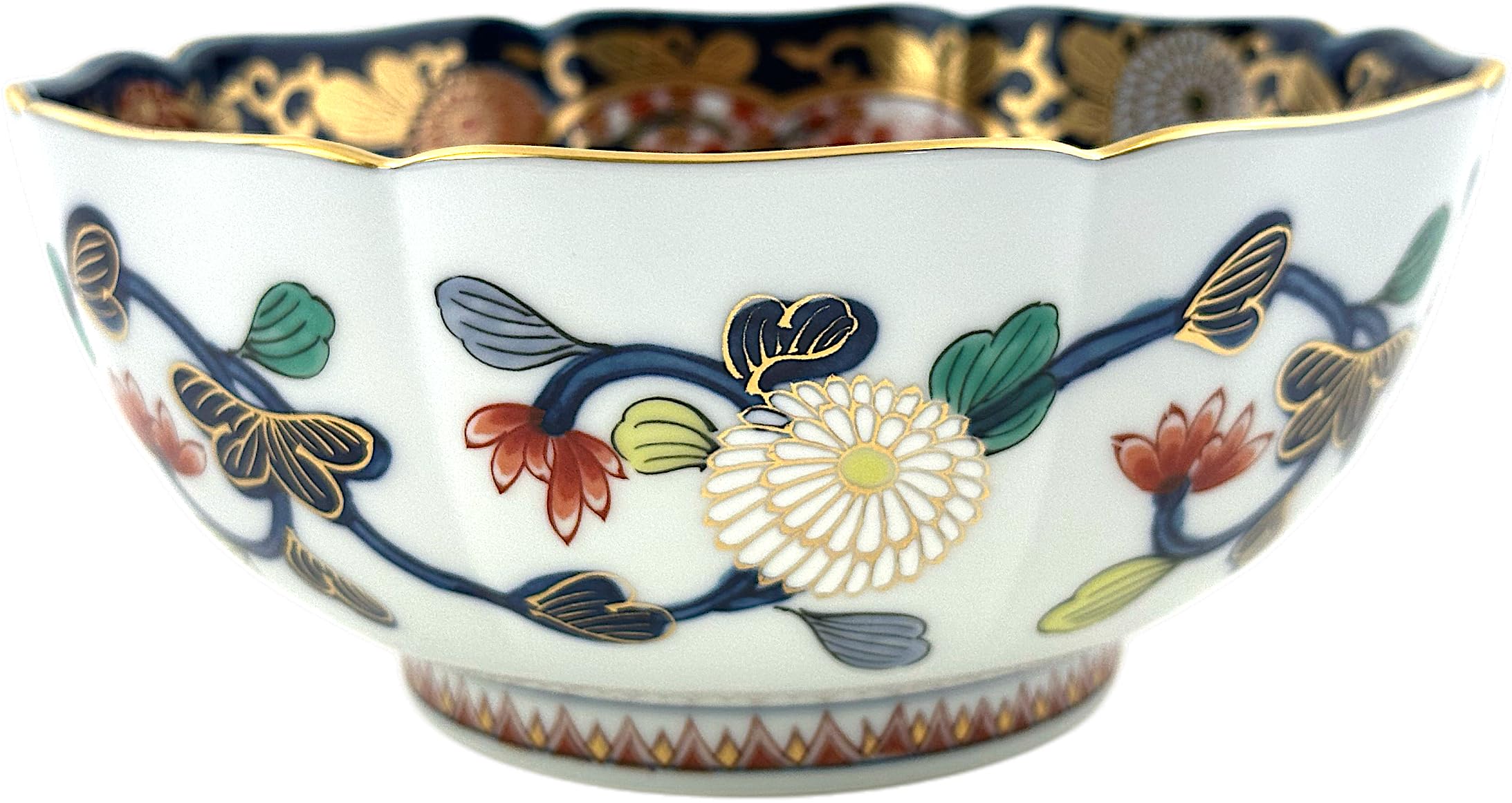 Amazon.co.jp: 有田焼 琳派 古伊万里 様式 盛鉢 小 直径16cm 高さ7.5cm