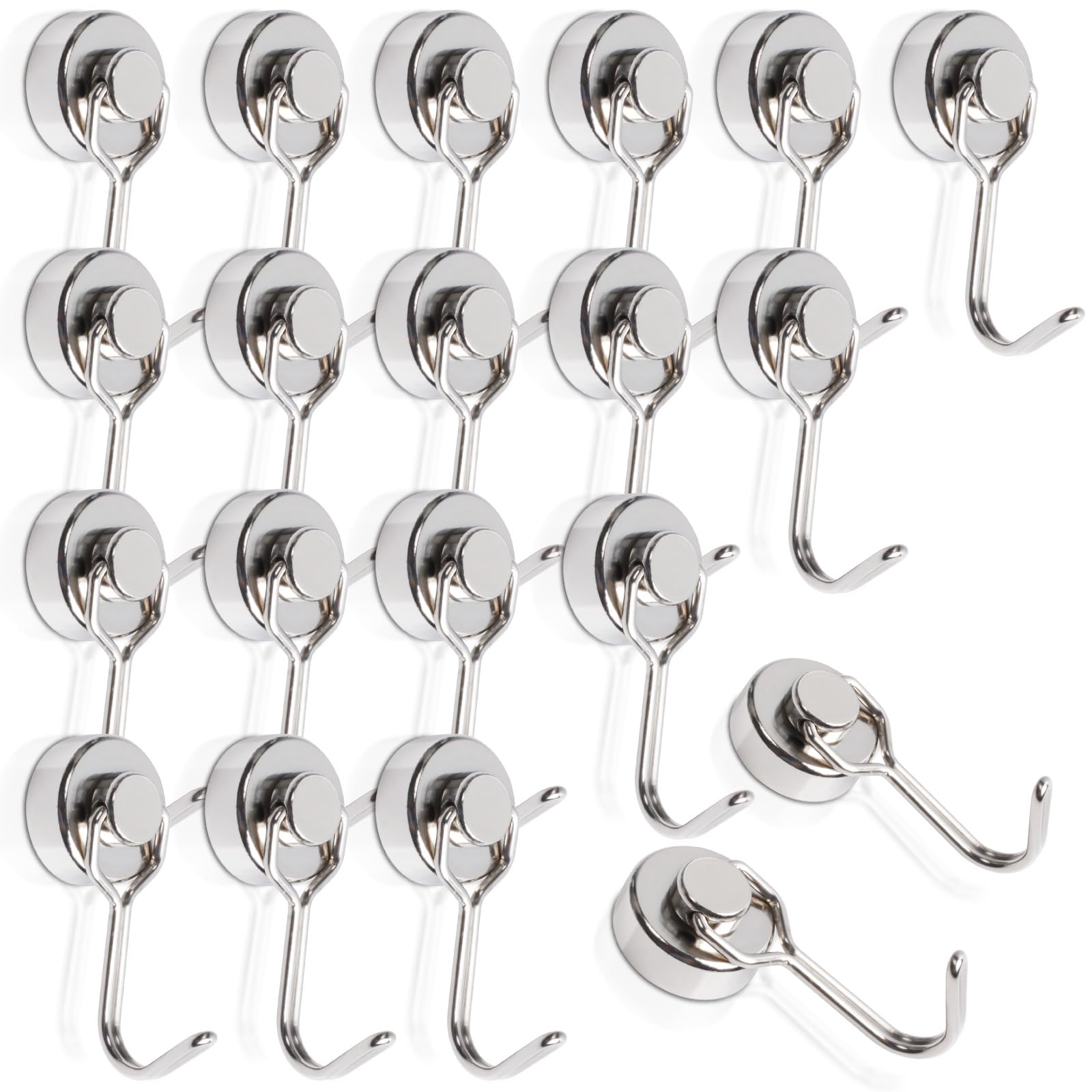 Amazon.co.jp: MAGXCENE 20mm-20個セット 超強力マグネットフック