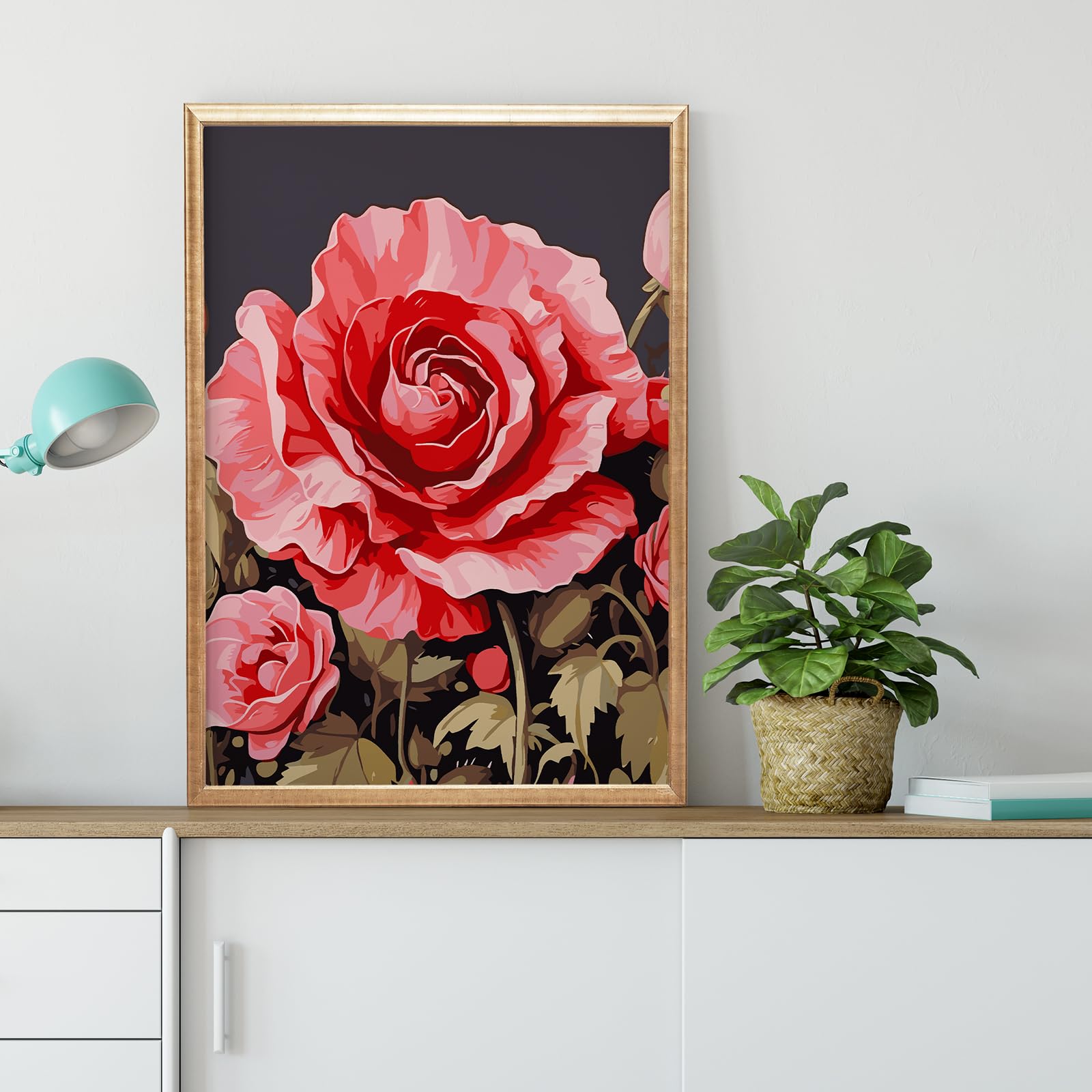 Amazon | Chilihom ペイントバイナンバーキット 大人用 シンプルな絵画