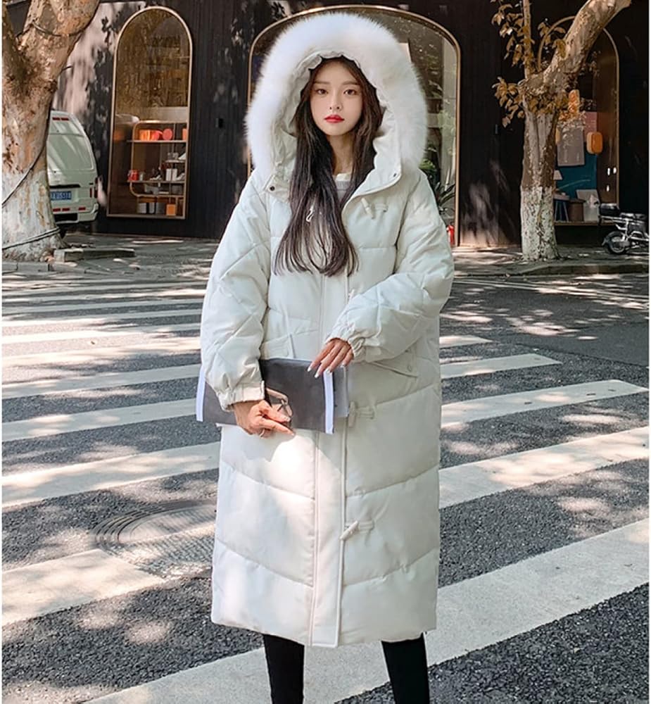 Amazon | QPQPQ ダウンジャケット レディース ロングコート 冬服 厚手