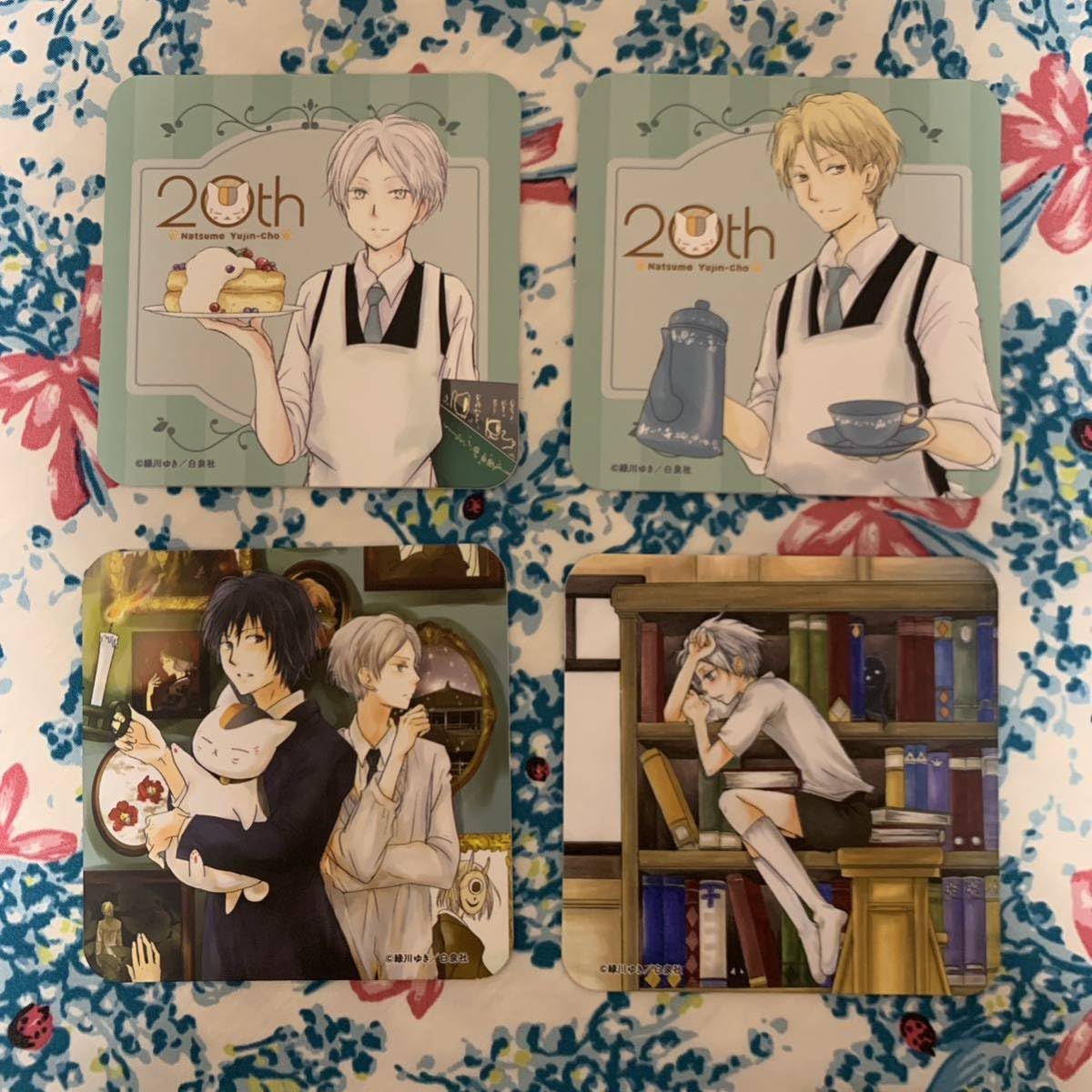 Amazon.co.jp: 夏目友人帳 20周年コラボカフェ コースター 夏目 名取