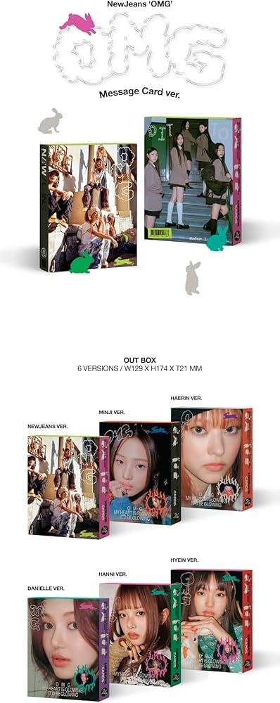 Amazon.co.jp: ニュージーンズ NewJeans - OMG [Message Card ver