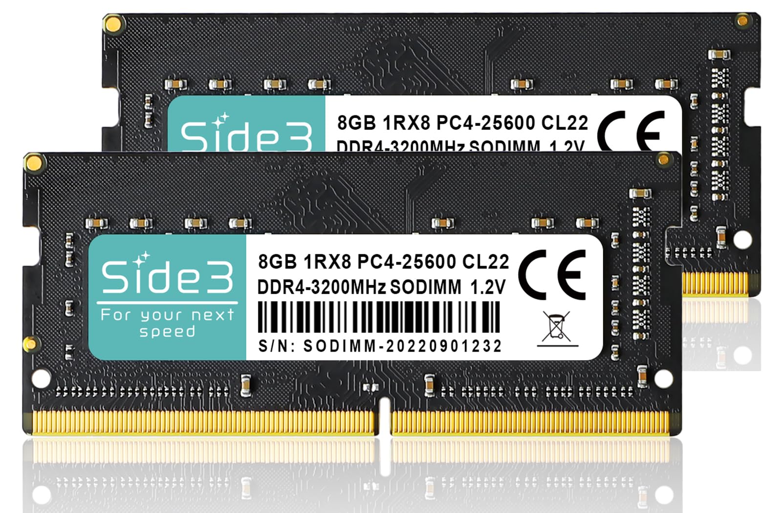 Amazon.co.jp: Side3 TOSHIBA dynabook増設 ノートPC用メモリ DDR4