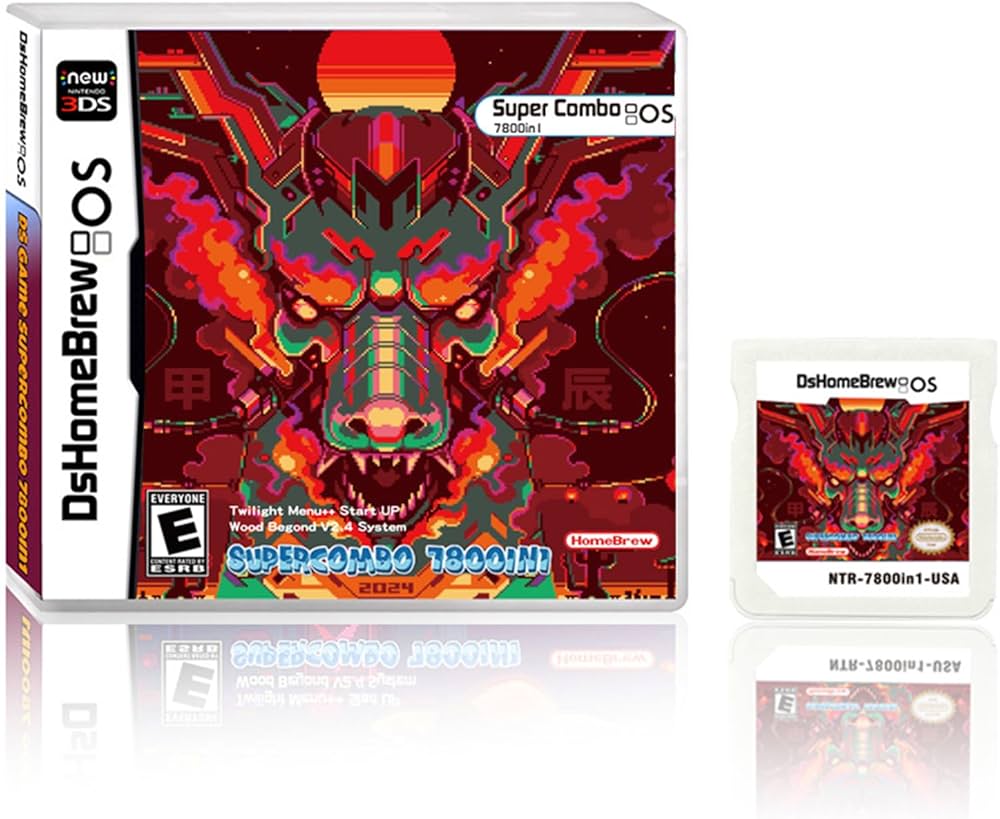Amazon.com: 7800 in 1 NDS Game Card for 2DS/3DS/3DS XL - Multiple