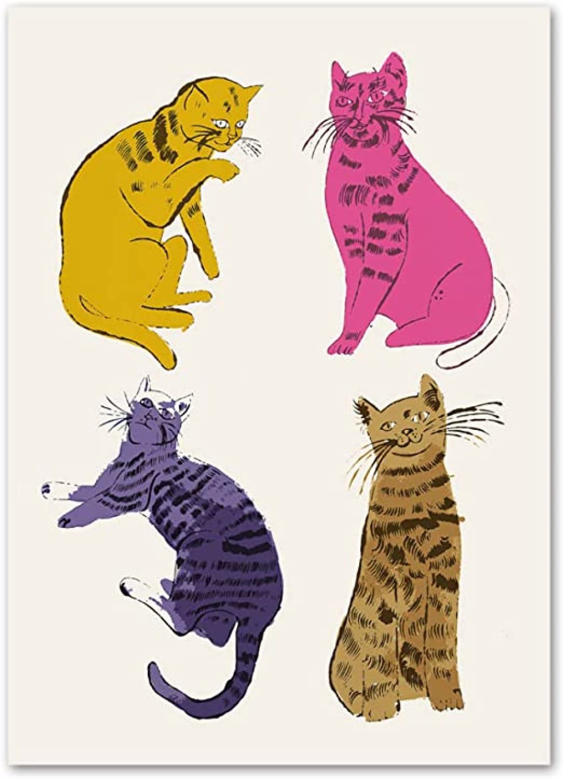 Amazon.co.jp: アンディウォーホルポスター展猫の壁アートアンディ