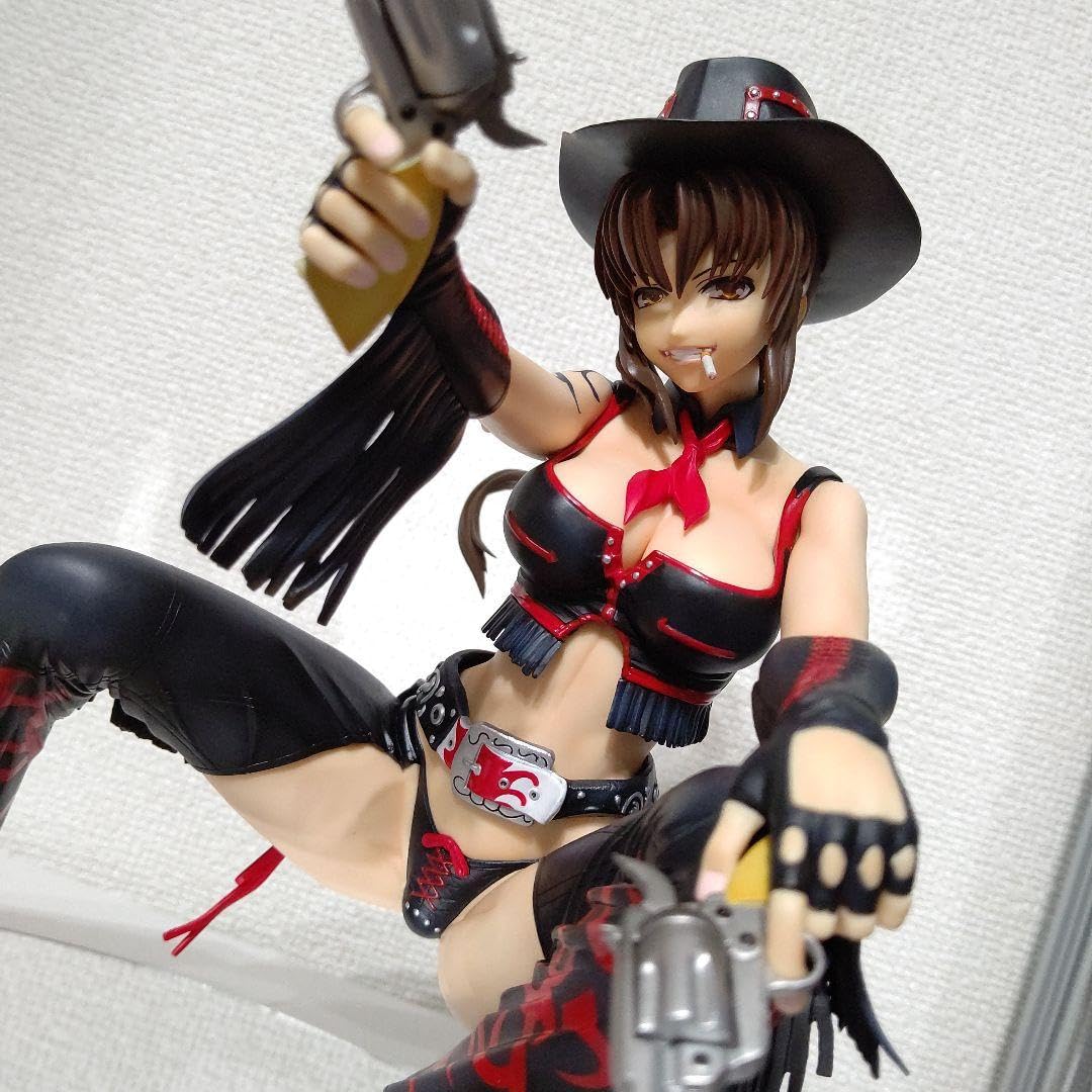 Amazon.co.jp: ブラックラグーン レヴィ カウガール フィギュア