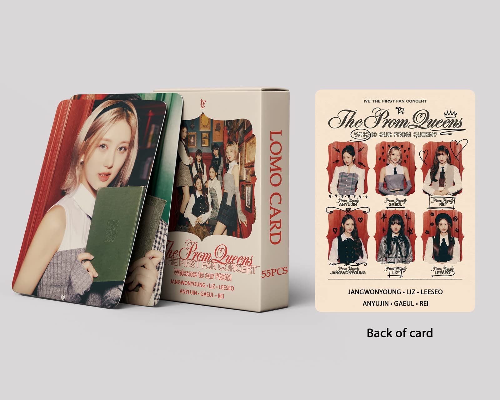 Amazon.co.jp: IVE LOMOカード 55枚 for 2023 SEASON'S GREETINGS