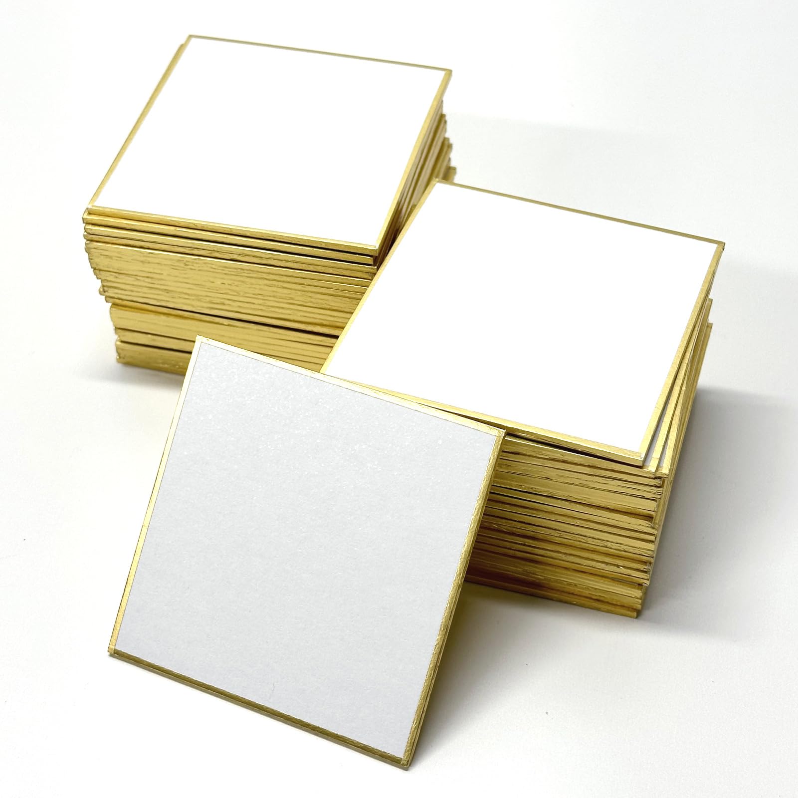 Amazon | ミニミニ色紙 50枚セット 76mm×76mm 豆色紙 手のひらサイズ