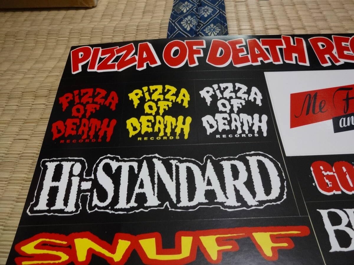Amazon.co.jp: PIZZA OF DEATH RECORDS ハイスタ ステッカー シート 大