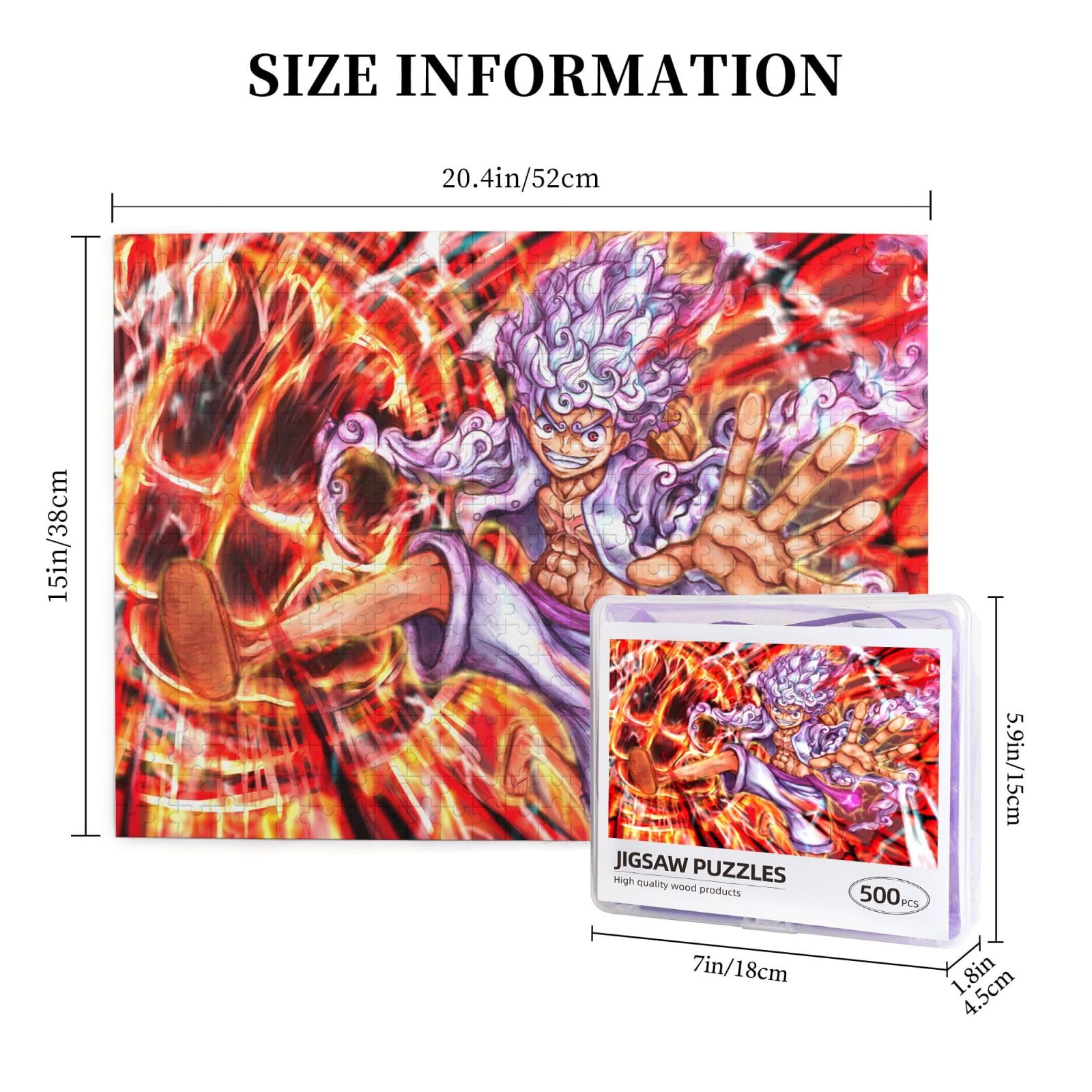 Amazon.co.jp: 500ピース ジグソーパズル ワンピース ルフィ One Piece