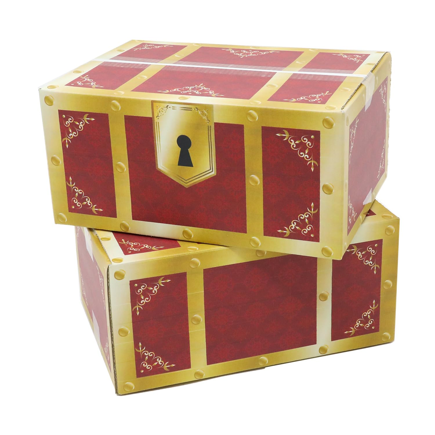 Amazon.co.jp: アースダンボール デザインダンボール箱 宝箱 10枚