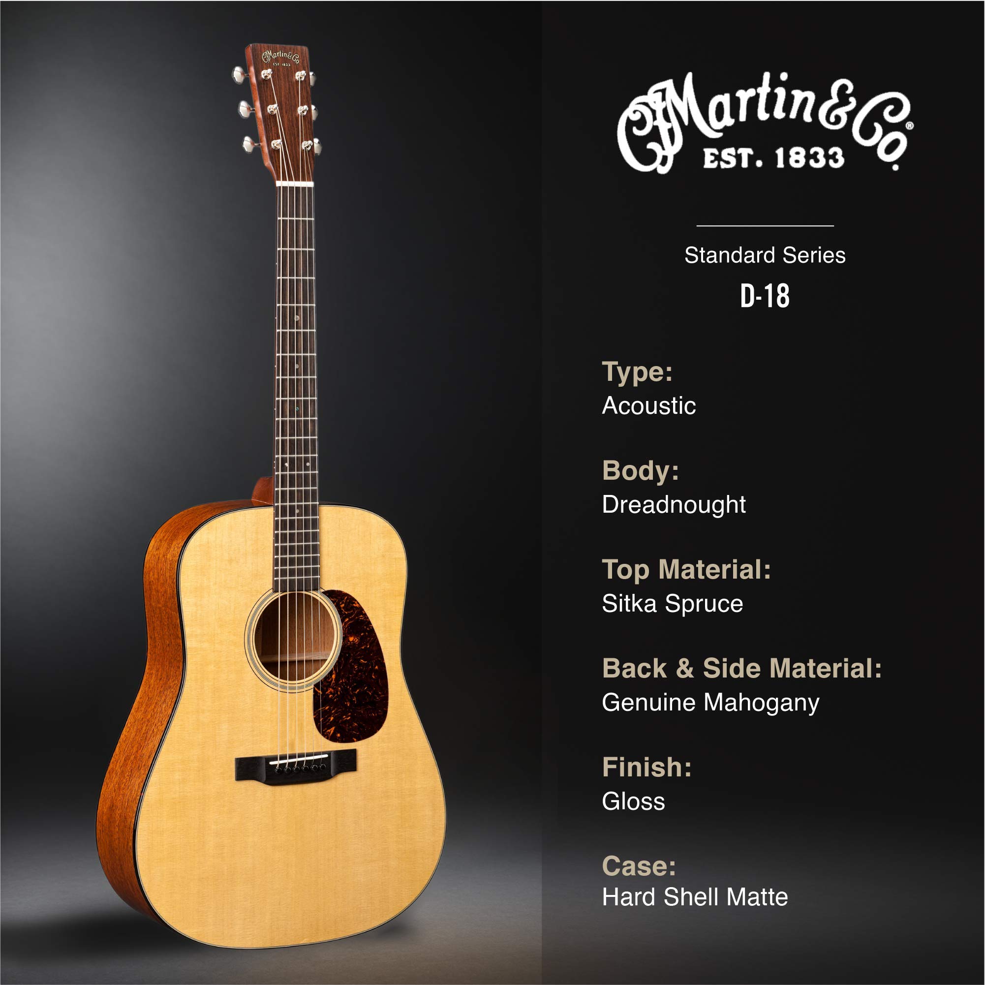 Amazon | Martin アコースティックギター Standard Series D-18