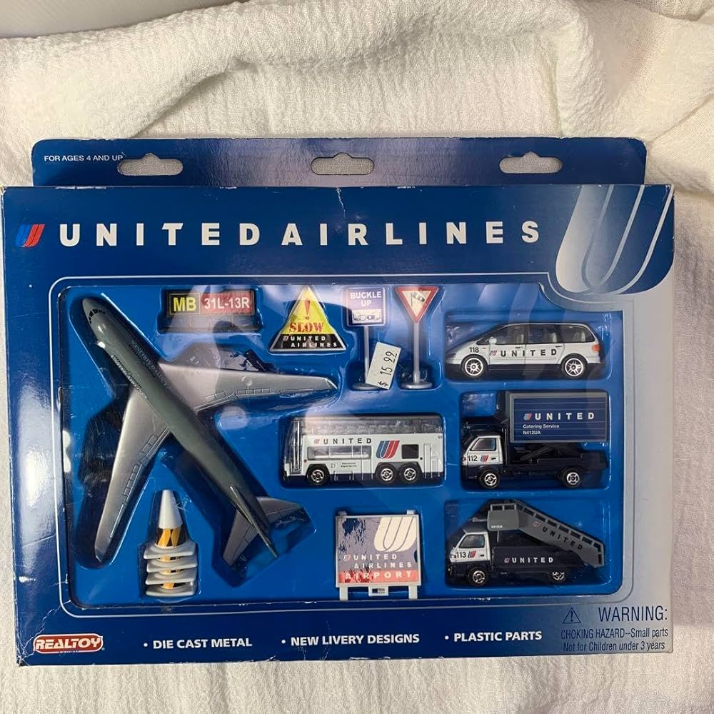 Amazon.co.jp: ユナイテッド航空 飛行機セット プレイセット アメリカ