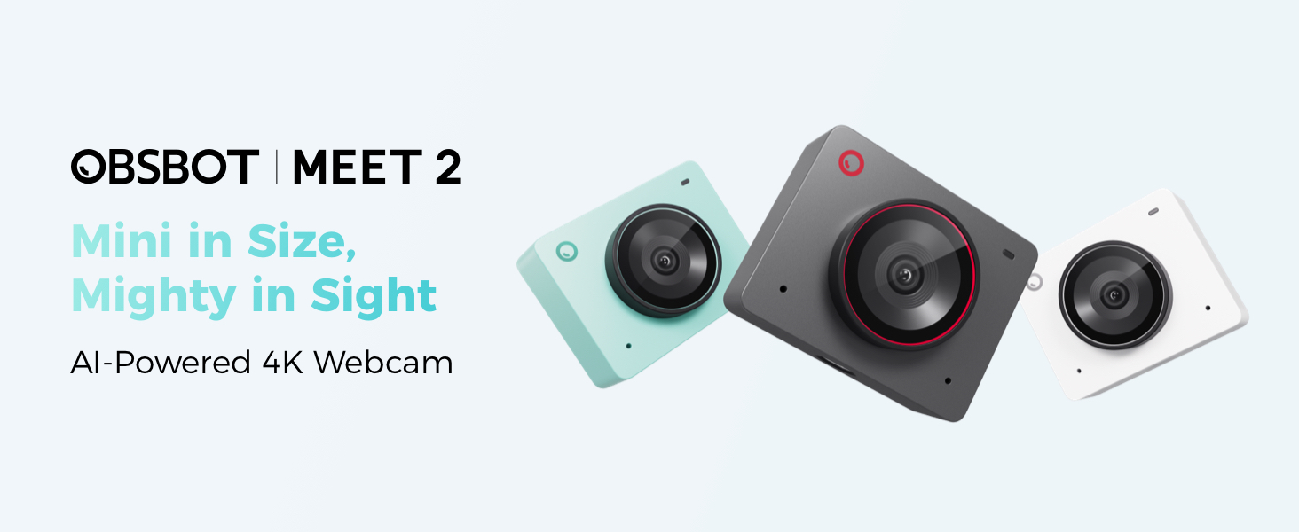 Amazon.com: OBSBOT Meet 2-4K Webcam for PC with 1/2