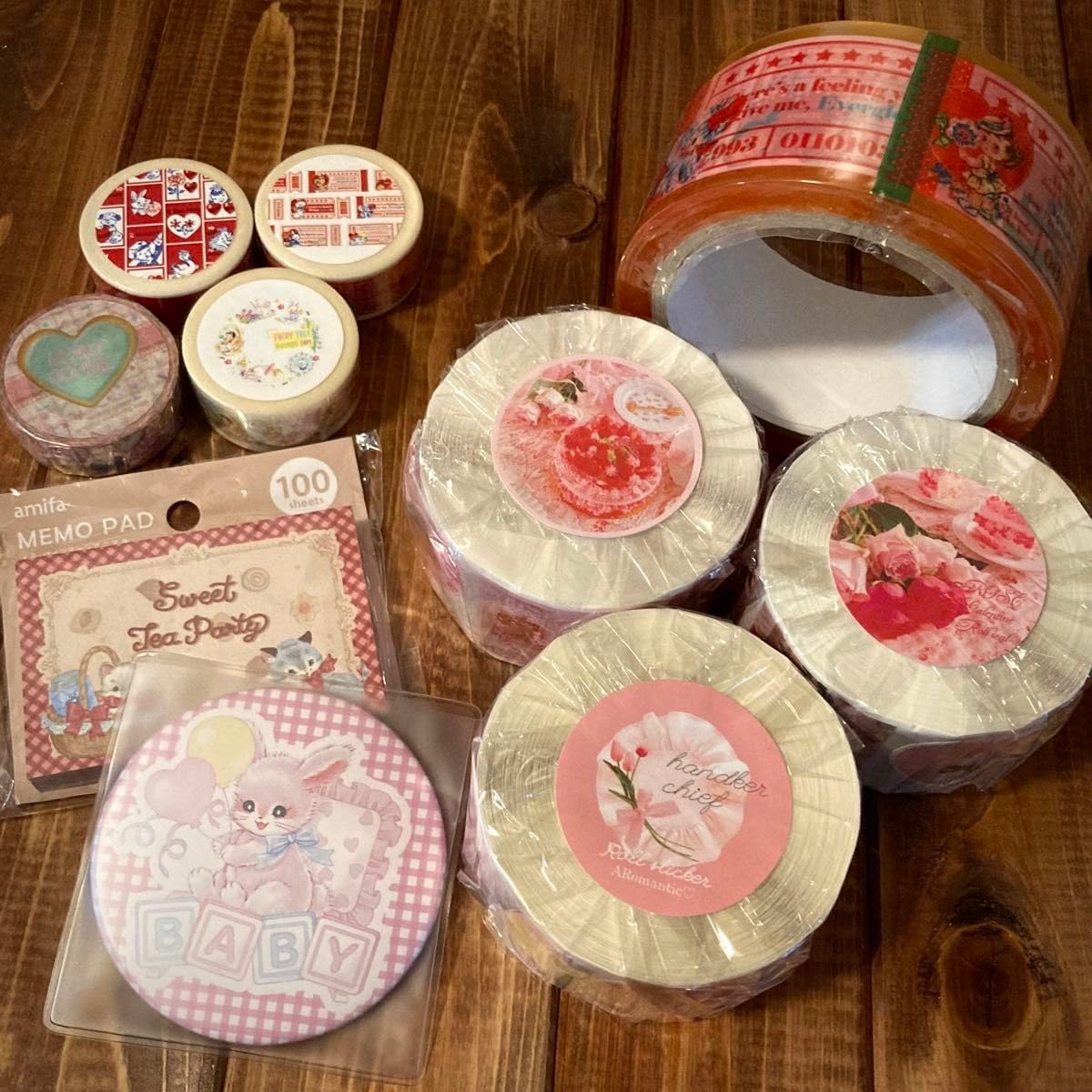 ARomanticロールシールテープ10本セットアロマンティック