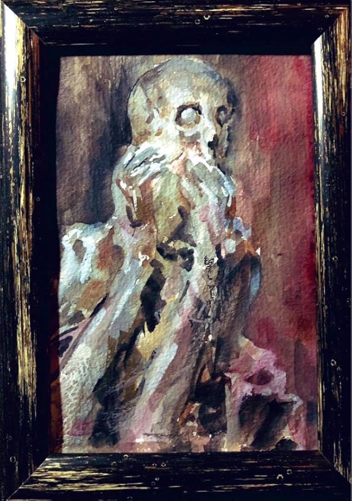 絵画一点物油絵30号コラージュmicchan￼作