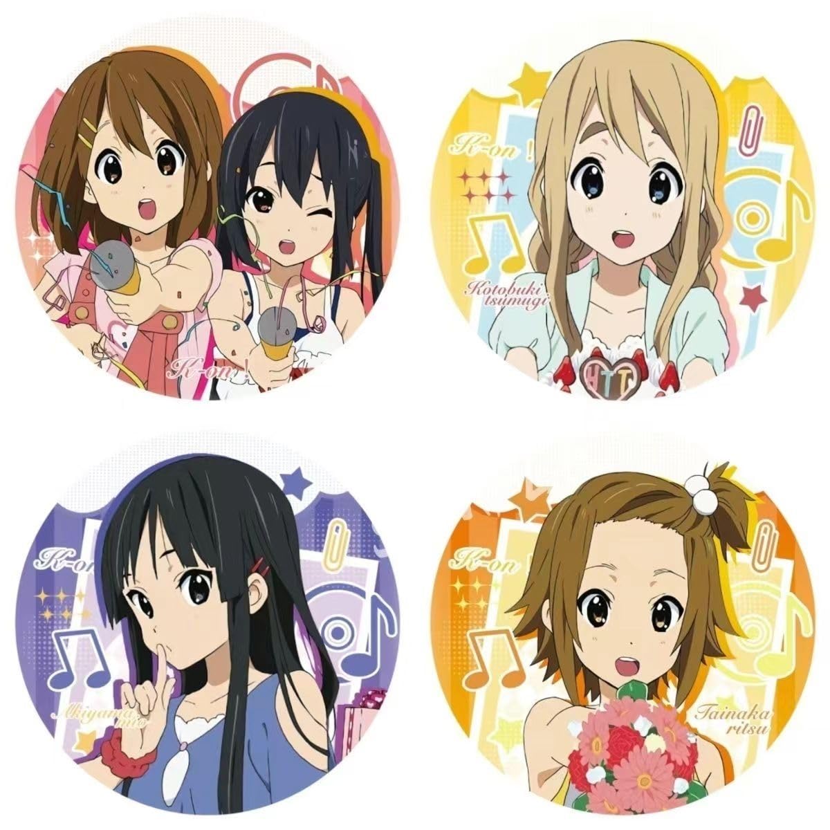 Amazon | CHENGZI けいおん! バッジセット 缶バッジ 平沢唯 秋山澪