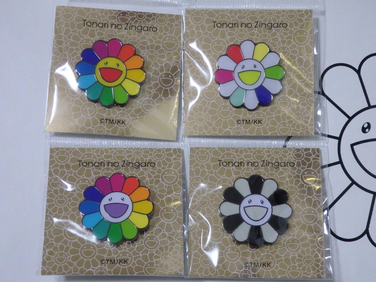 Amazon.co.jp: 村上隆 カイカイキキ お花 レインボー ブラック