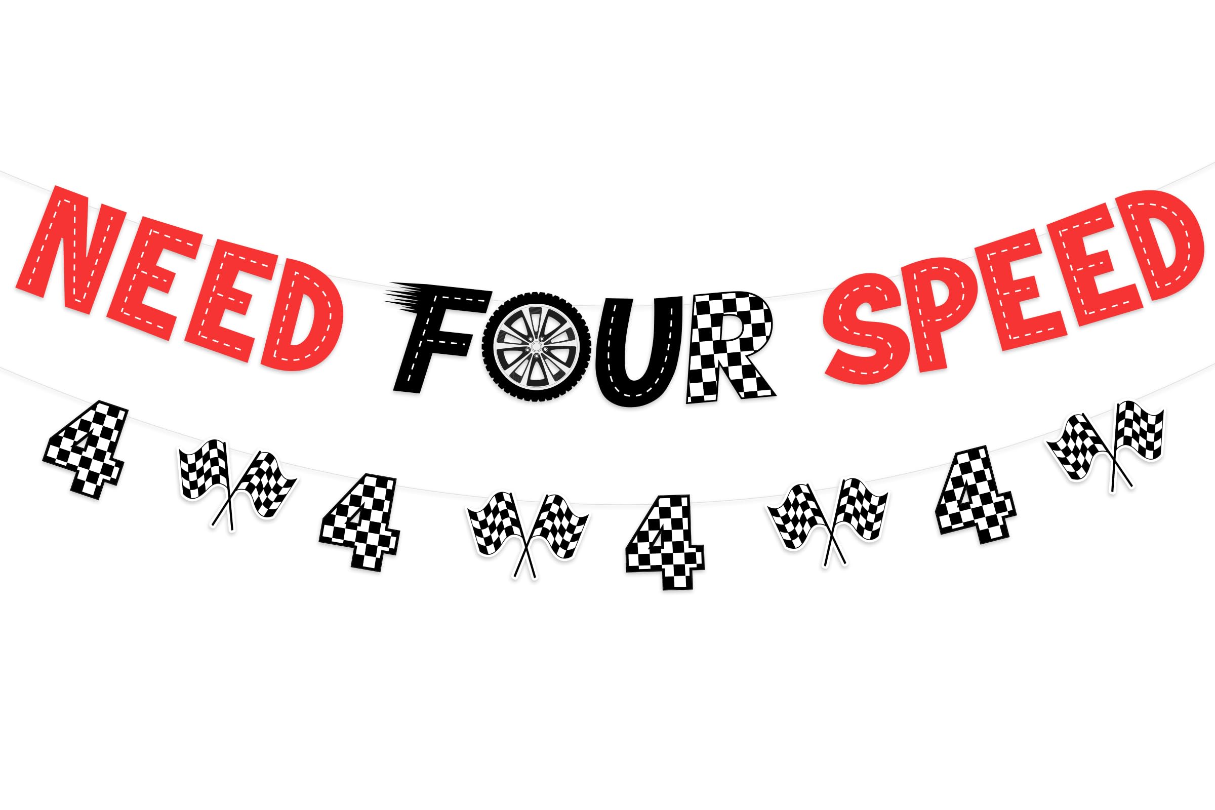 Amazon.com: Sursurprise Need Four Speed Birthday Decorations, Need