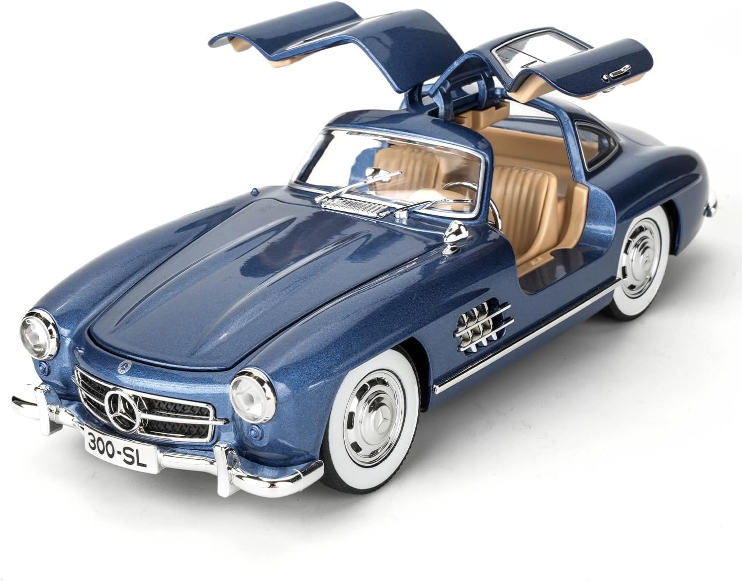 BlackZone 1955 Marcedes- 300sl Vintage Model, 1/24 Toy Car with
