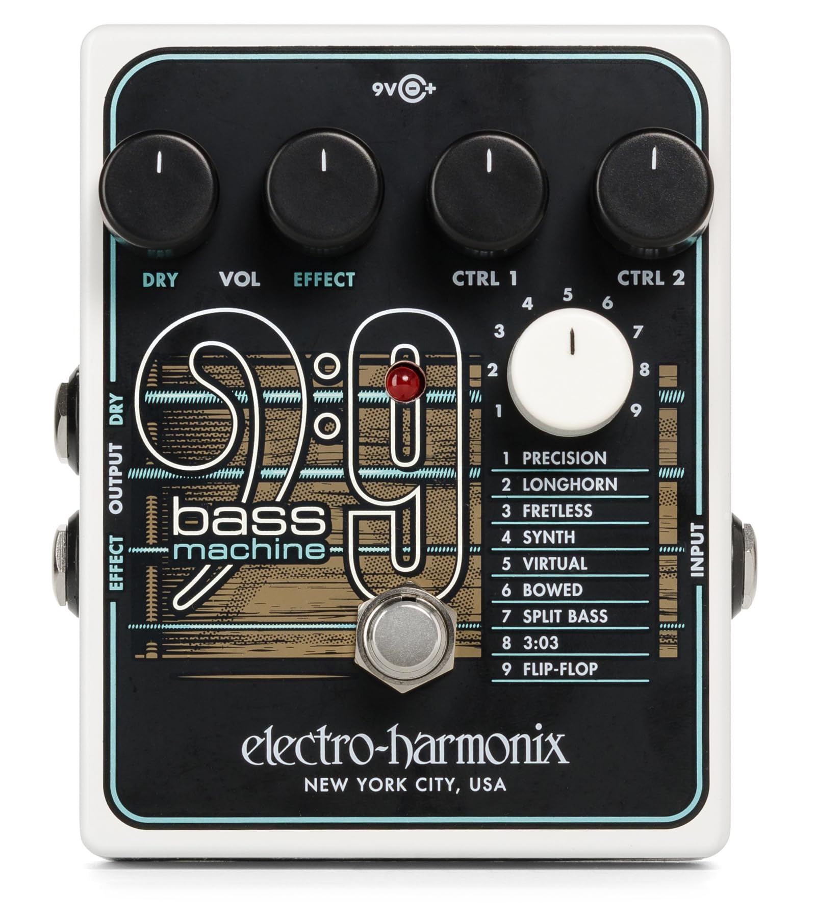 Amazon.co.jp: ELECTRO-HARMONIX BASS 9 Bass Machine ベースサウンド