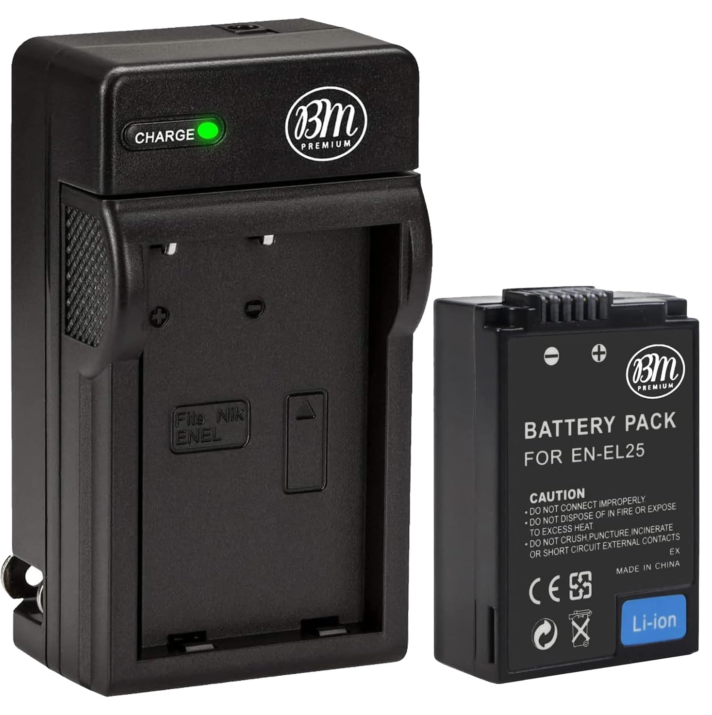 Amazon.com : BM Premium High Capacity EN-EL25 Battery and Battery