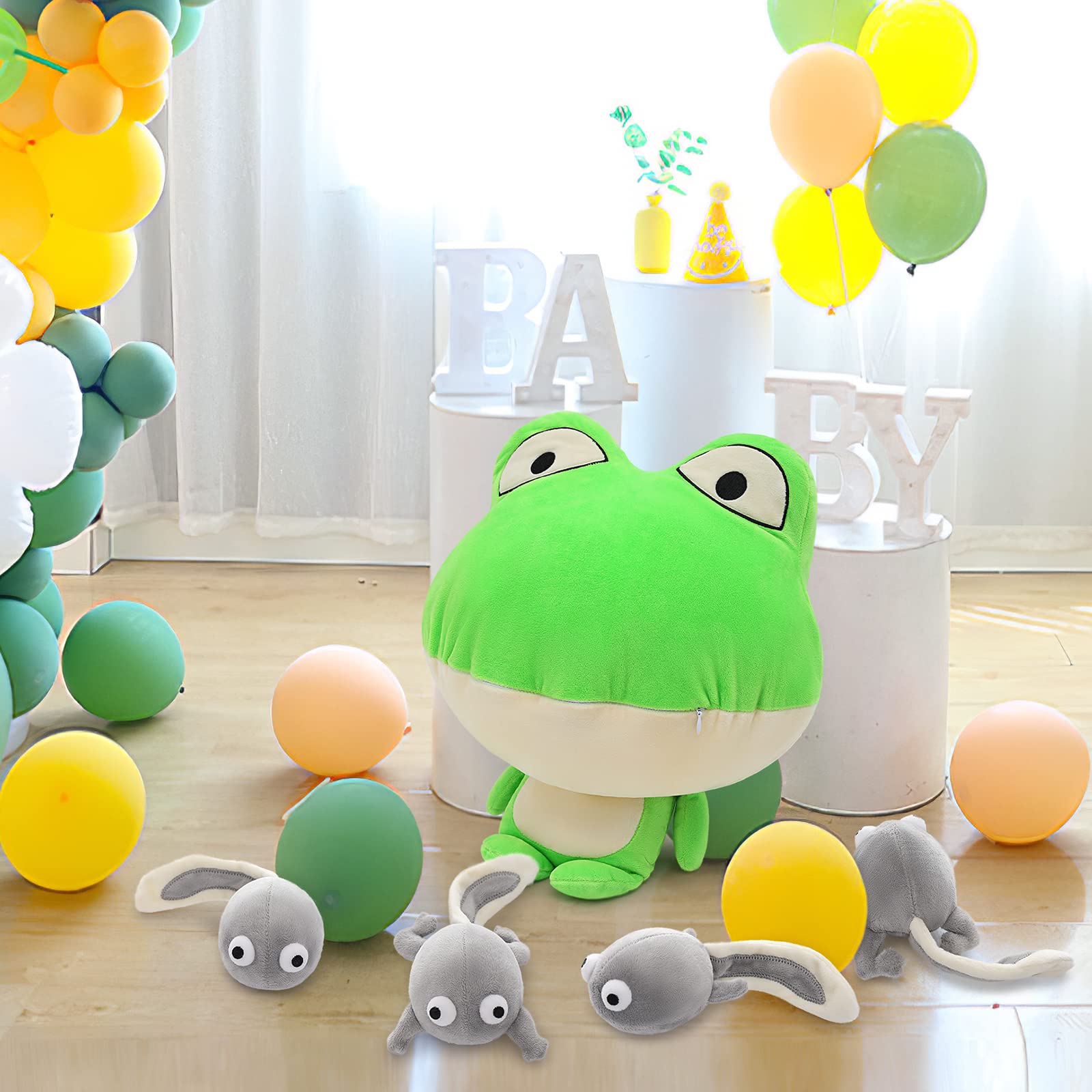 Amazon.co.jp: MaoGoLan 大型カエルぬいぐるみセット 18インチ ママの