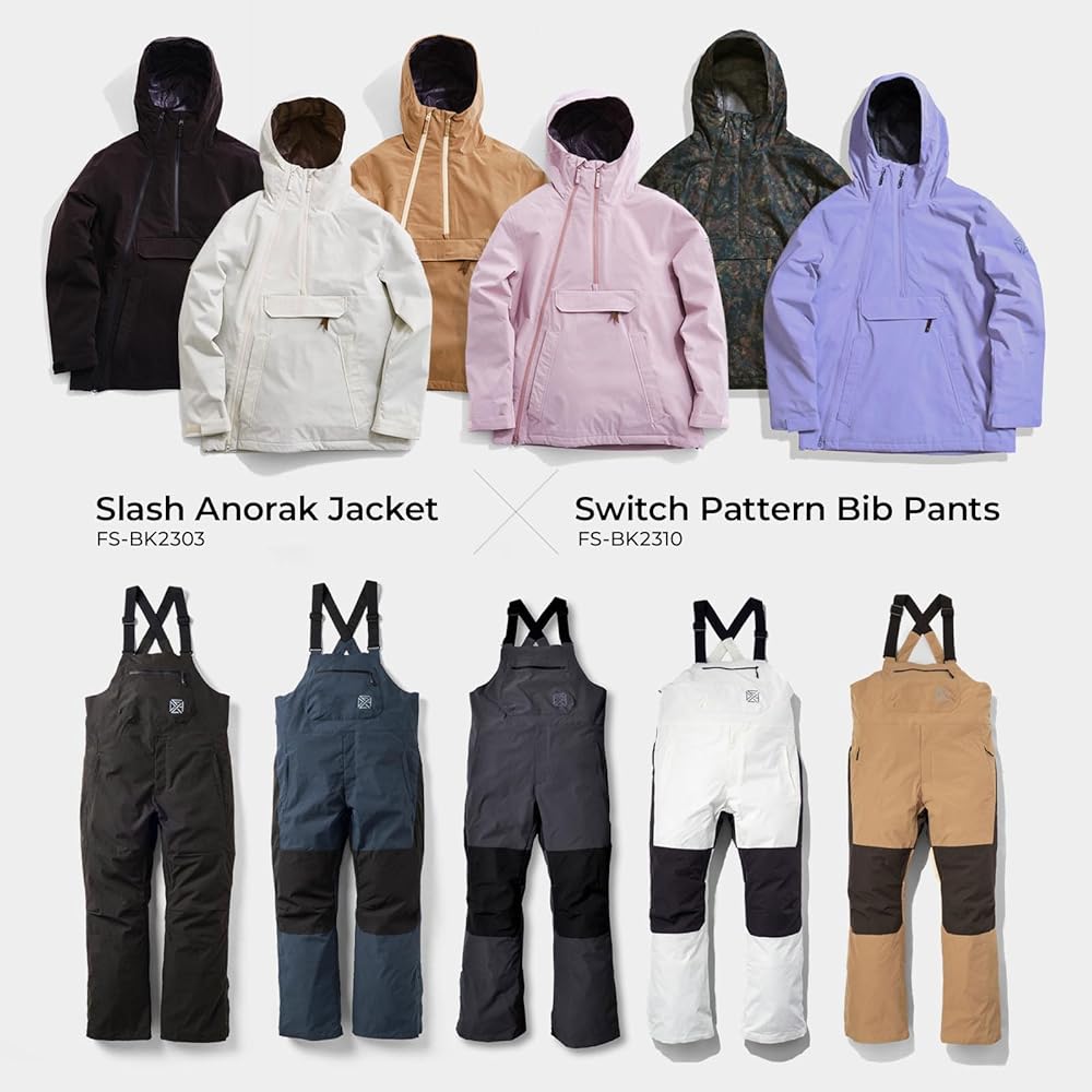 Amazon.co.jp: [43DEGREES] スノーボードウェア 上下セット