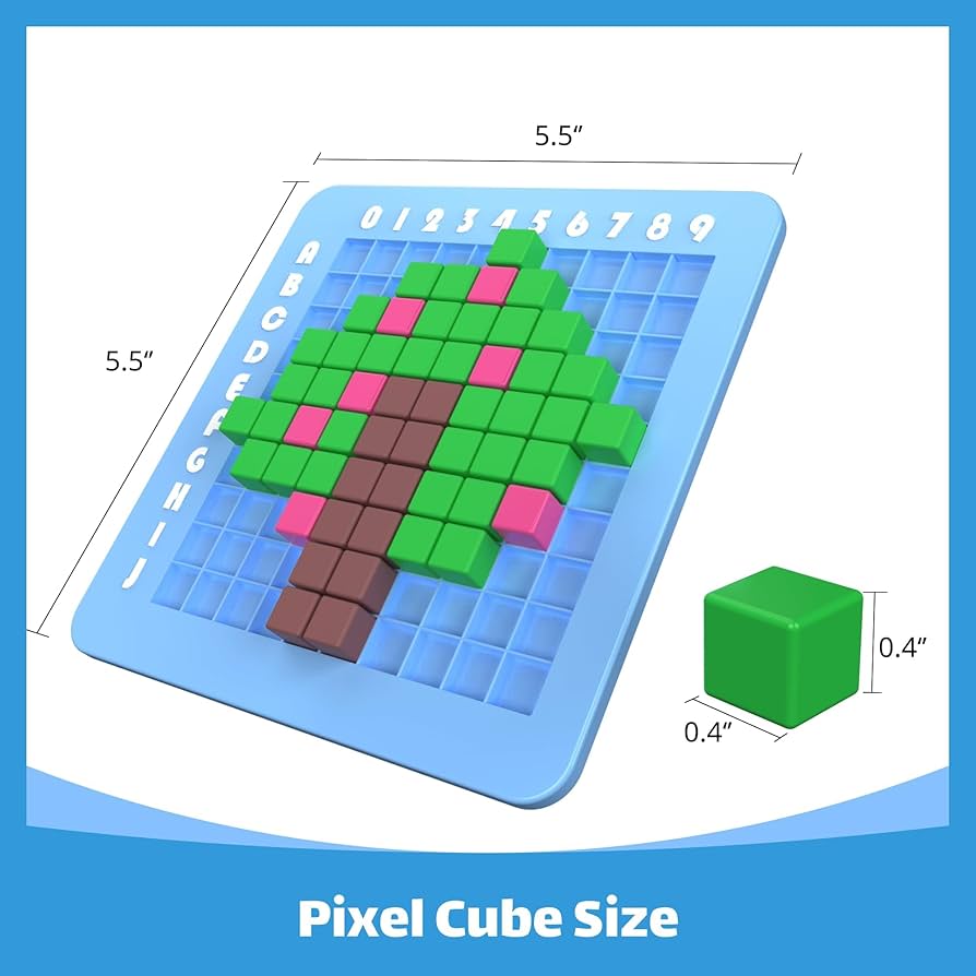 Amazon.com: STEM Toys Pixel Art Kit for Kids - Arts and Crafts for